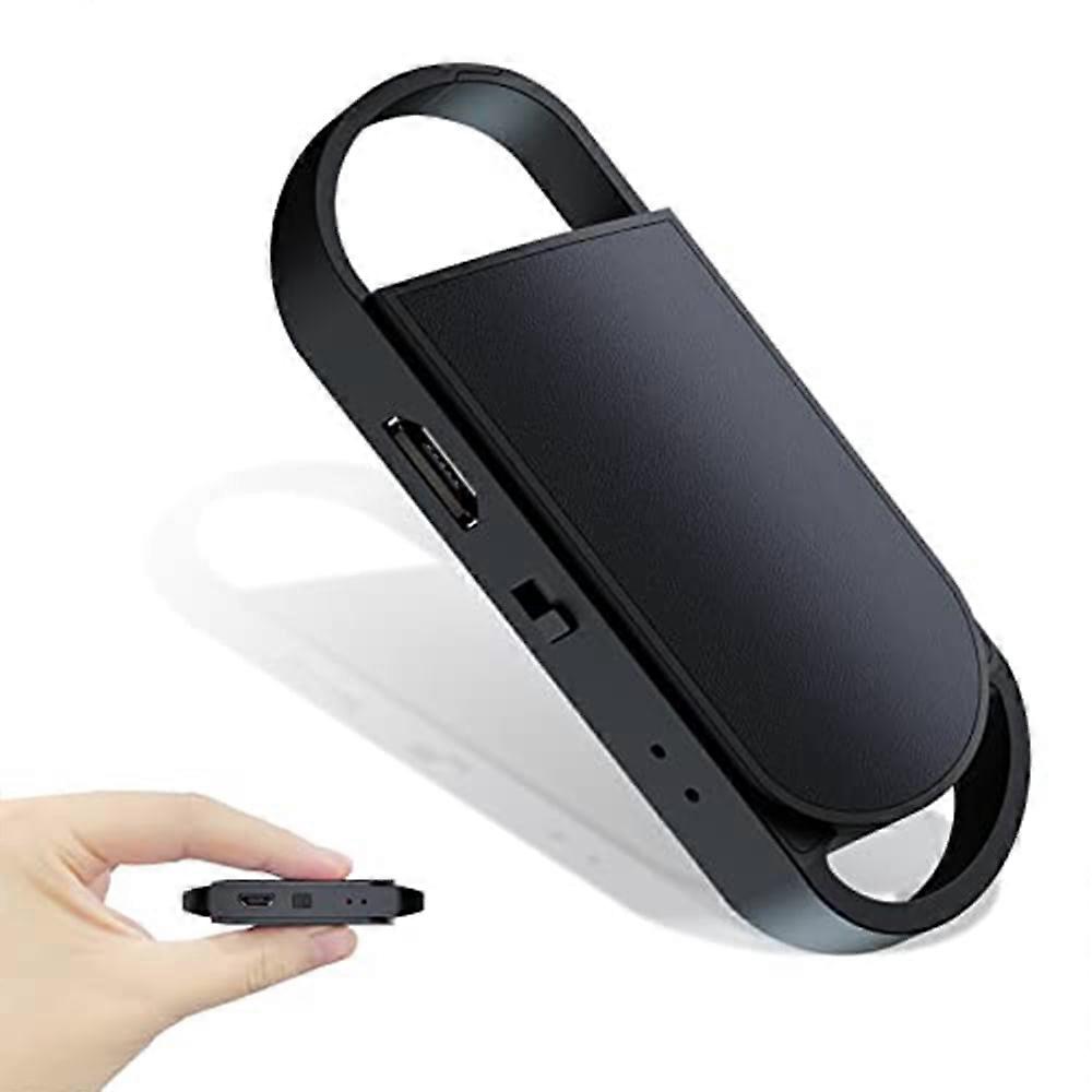 TITOUMI 64GB Voice Recorder with Playback, Triple Noise Reduction, Mini Key chain, for Class, Lecture