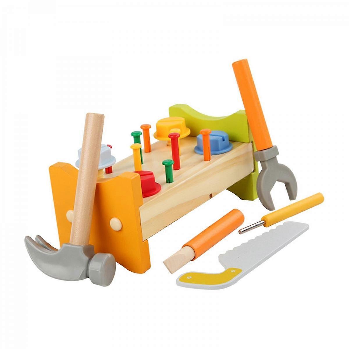 Children's Construction Tool Workbench Workshop Disassembly Toy for Preschool Workbench