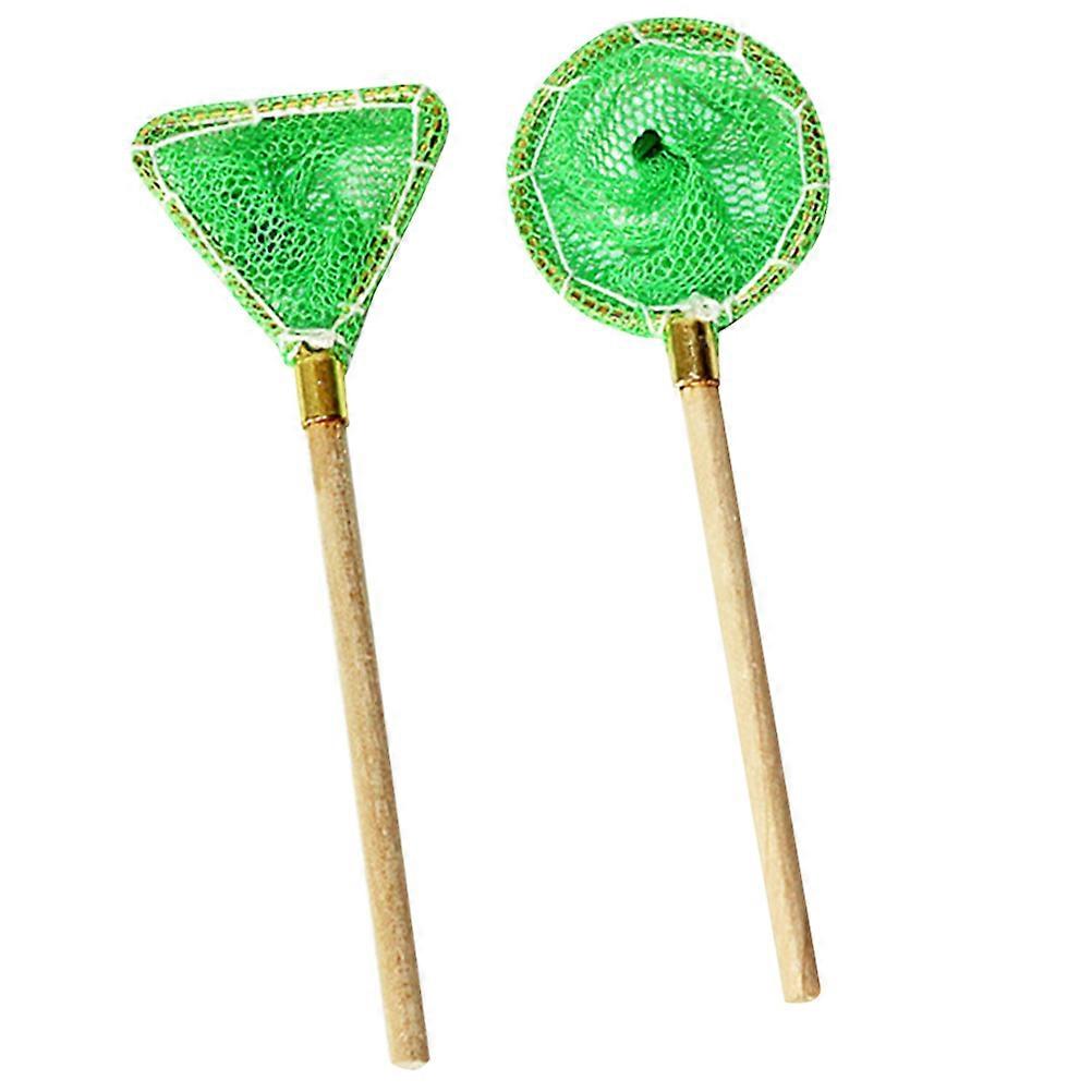 Miniature Desktop Fishing Net For DIY Projects Suitable For Hobbyists And Modeling Enthusiasts 6 Pcs