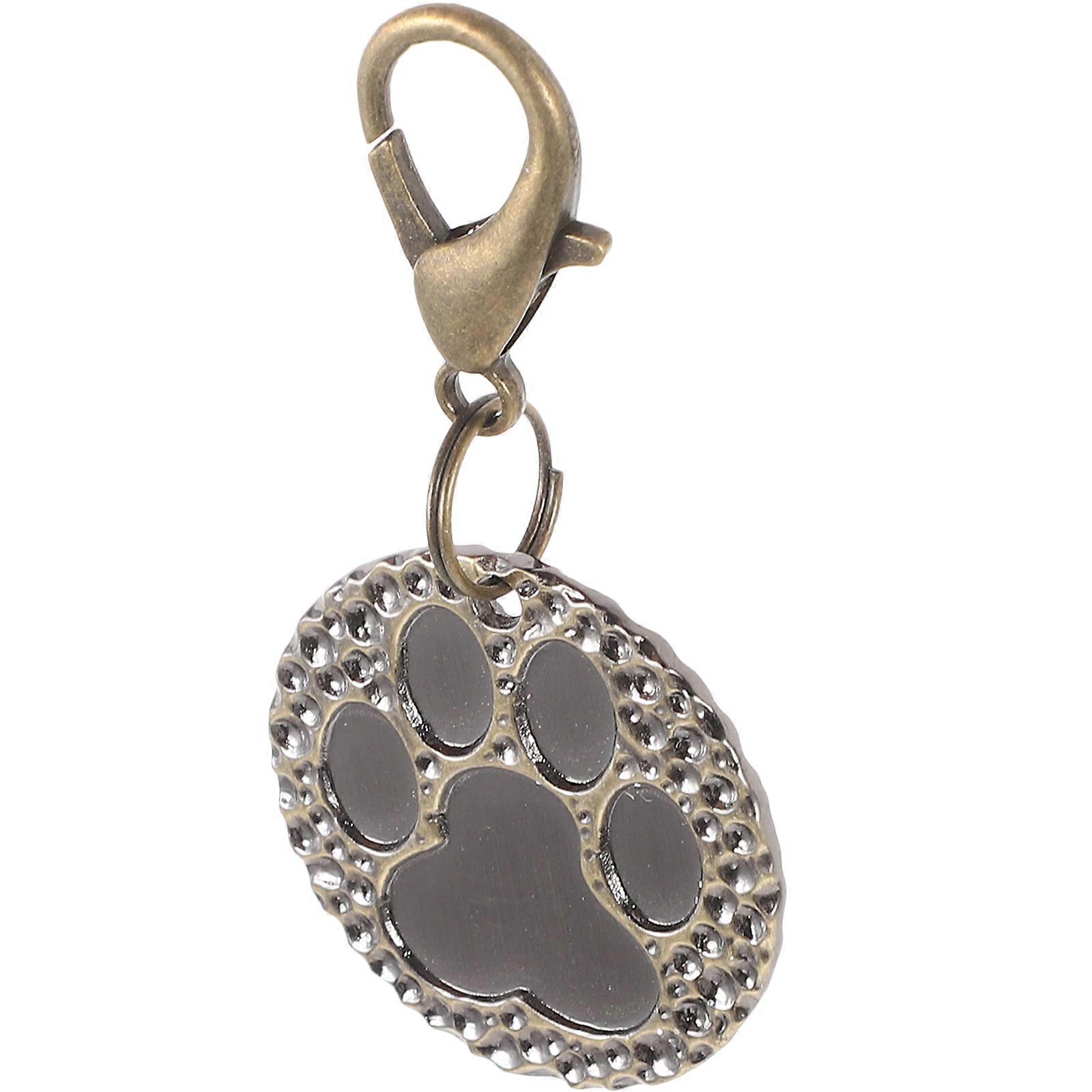 3Pcs Pet Name Tag Kitten Tag Metal Round Tag Daily Use For Pet Owners With Diy Name Engraving
