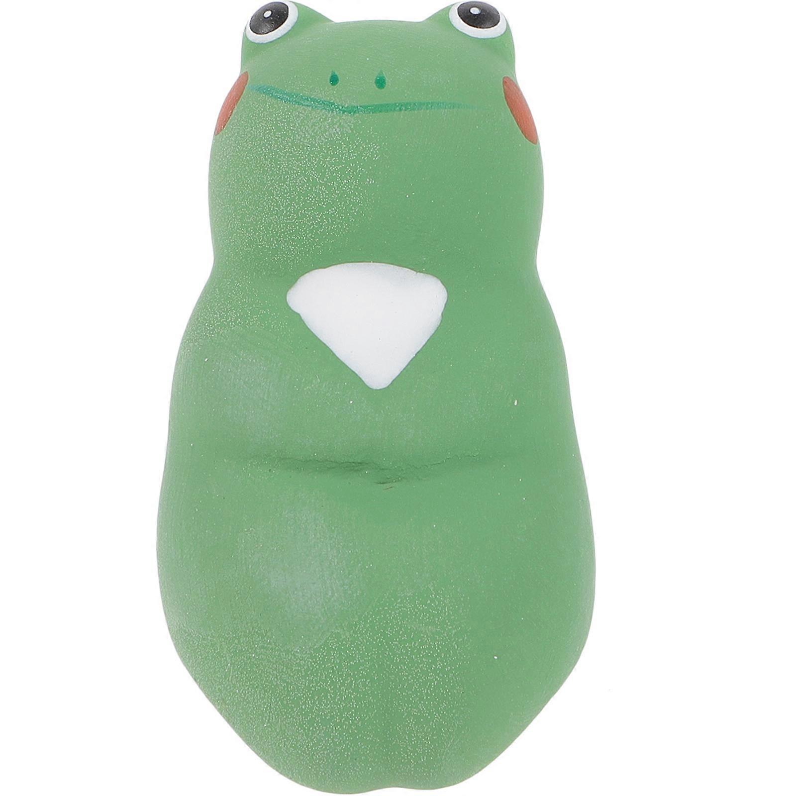 Ceramic Frog Decoration for Desktop Use Japanese Style 3Pcs Set