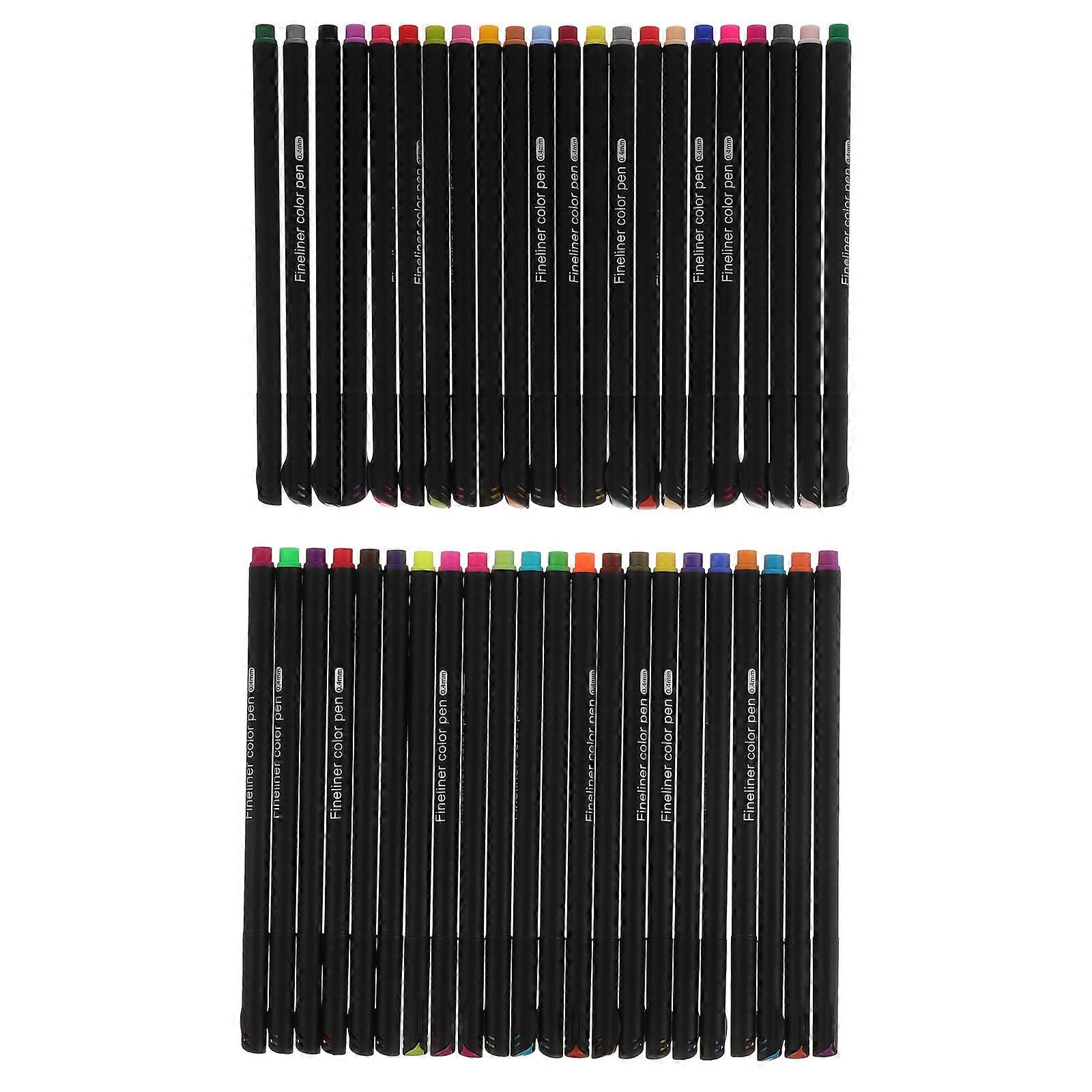 Color Pen Hook Line Pen for Drawing 96Pcs Multi