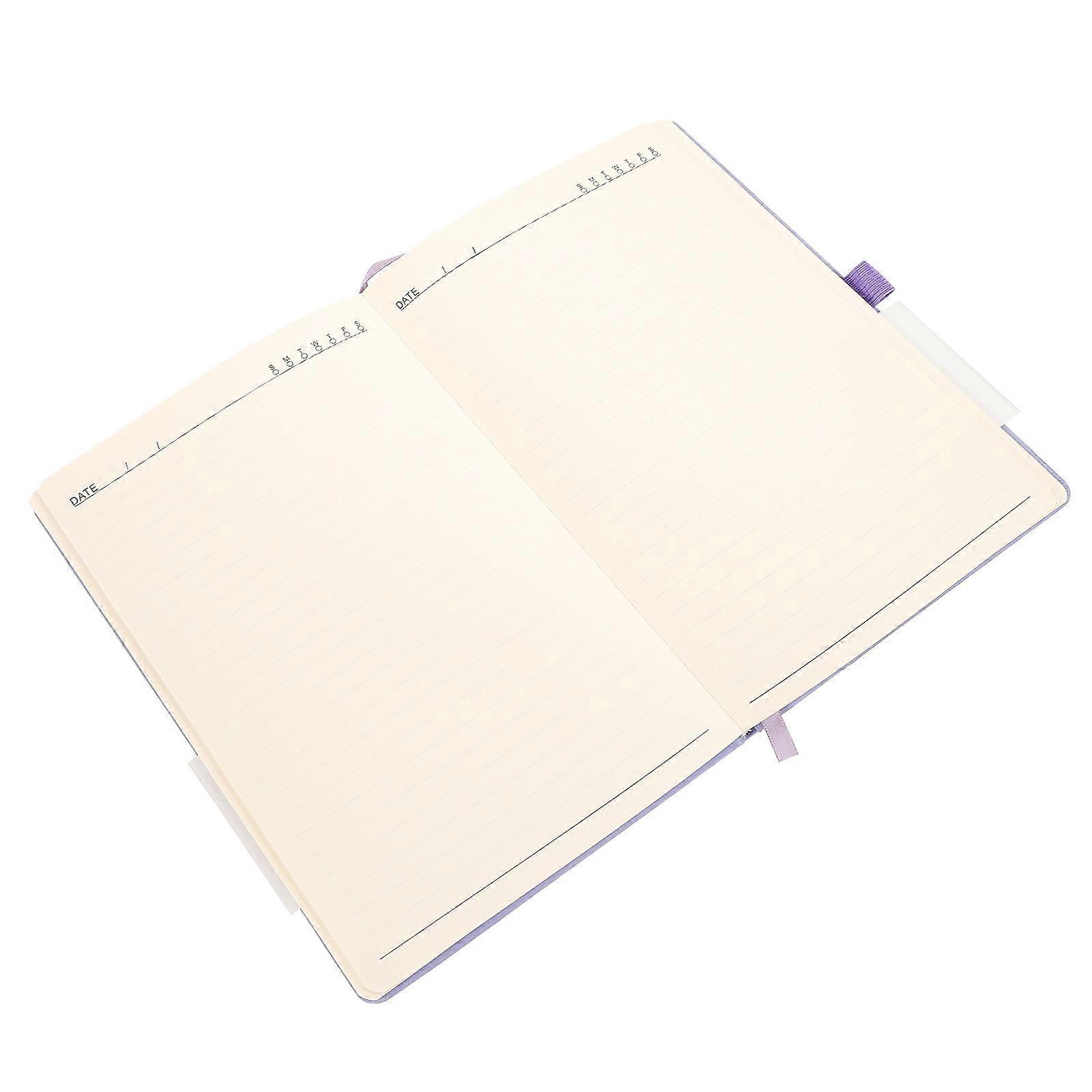 Multi-Function Notepad 5Pcs Educational Journal Designed For Teachers And Travelers Featuring Simple Style In Violet Color