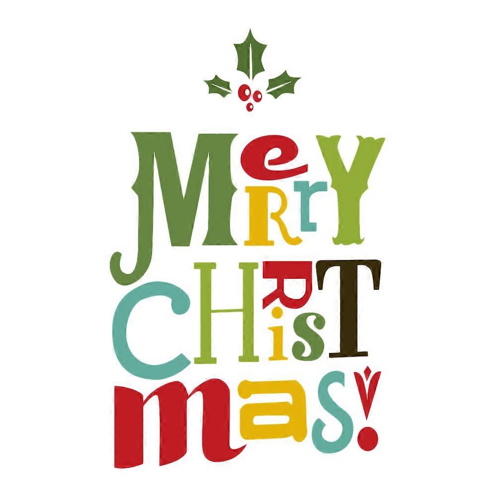 DIY Christmas Window Decals For Home Store Cafe Restaurant Assorted Color Waterproof 1 Set