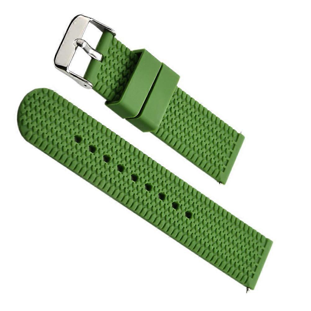 Silicone Watchband Tire Grain for Exercise Time Environmentally Adjustable Size 1Set