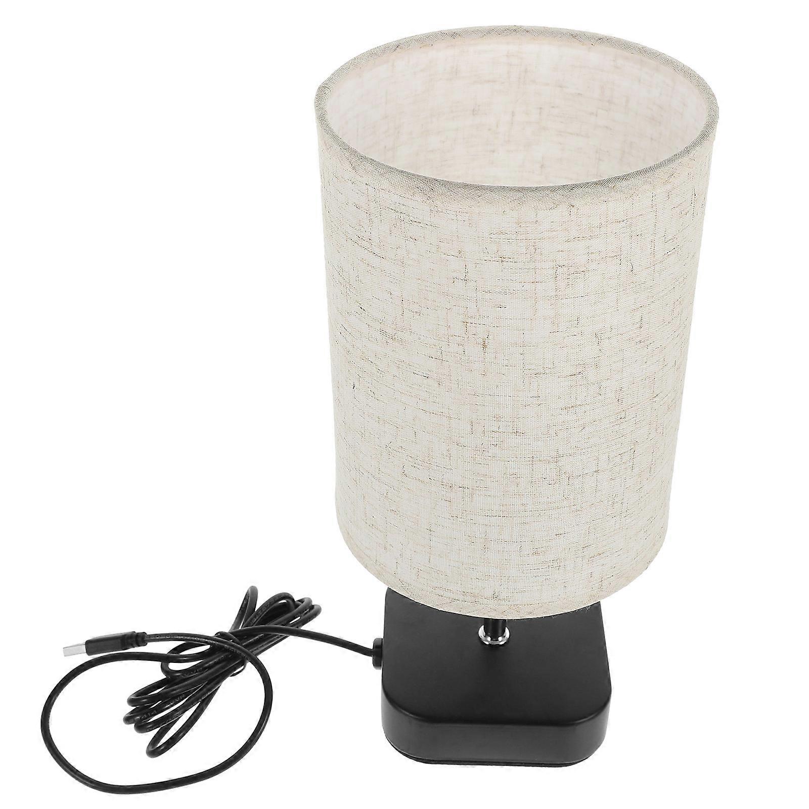 USB Powered LED Lamp Table Lamp Bedroom Furniture Aluminum Iron Pc Material Adjustable Brightness 1Pack