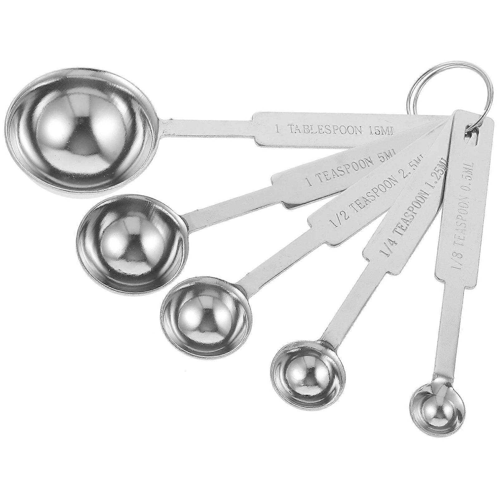 Metal Measuring Spoons Set For Coffee Brewing And Baking 25 Pcs With Ergonomic Handle Design And Certified Quality