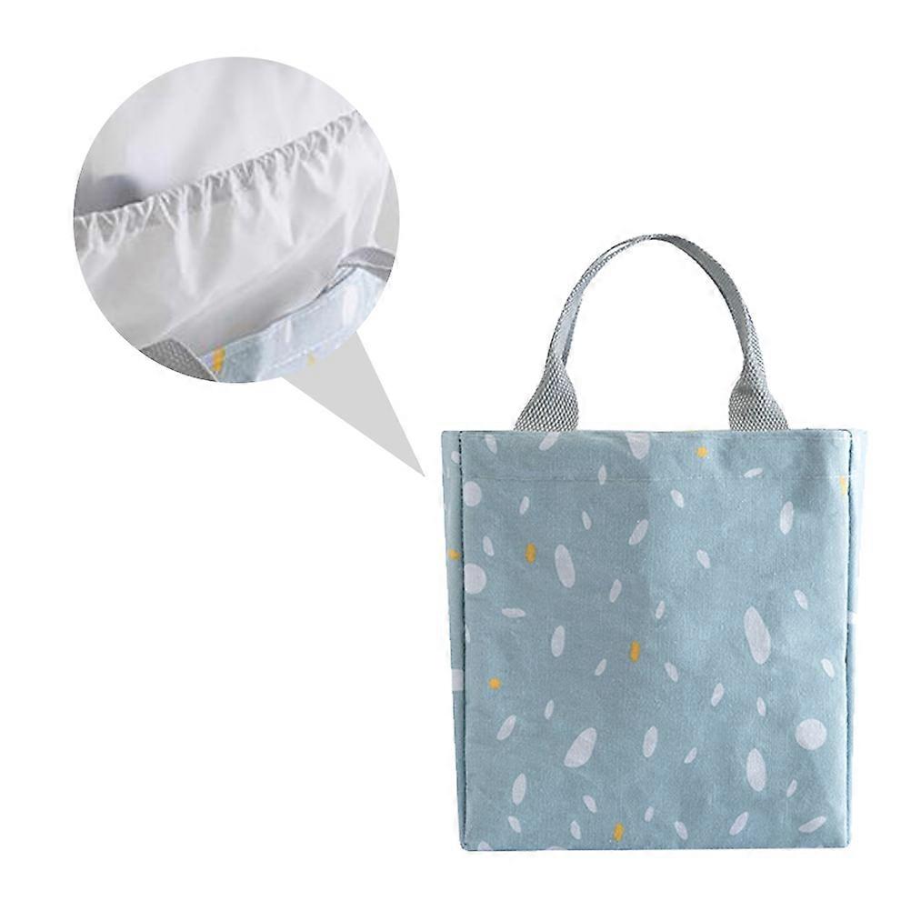 Portable Bento Pouch 2Pcs Drawstring Lunchbox Bag For School Outdoor Working 20X19X13cm Lightweight Storage