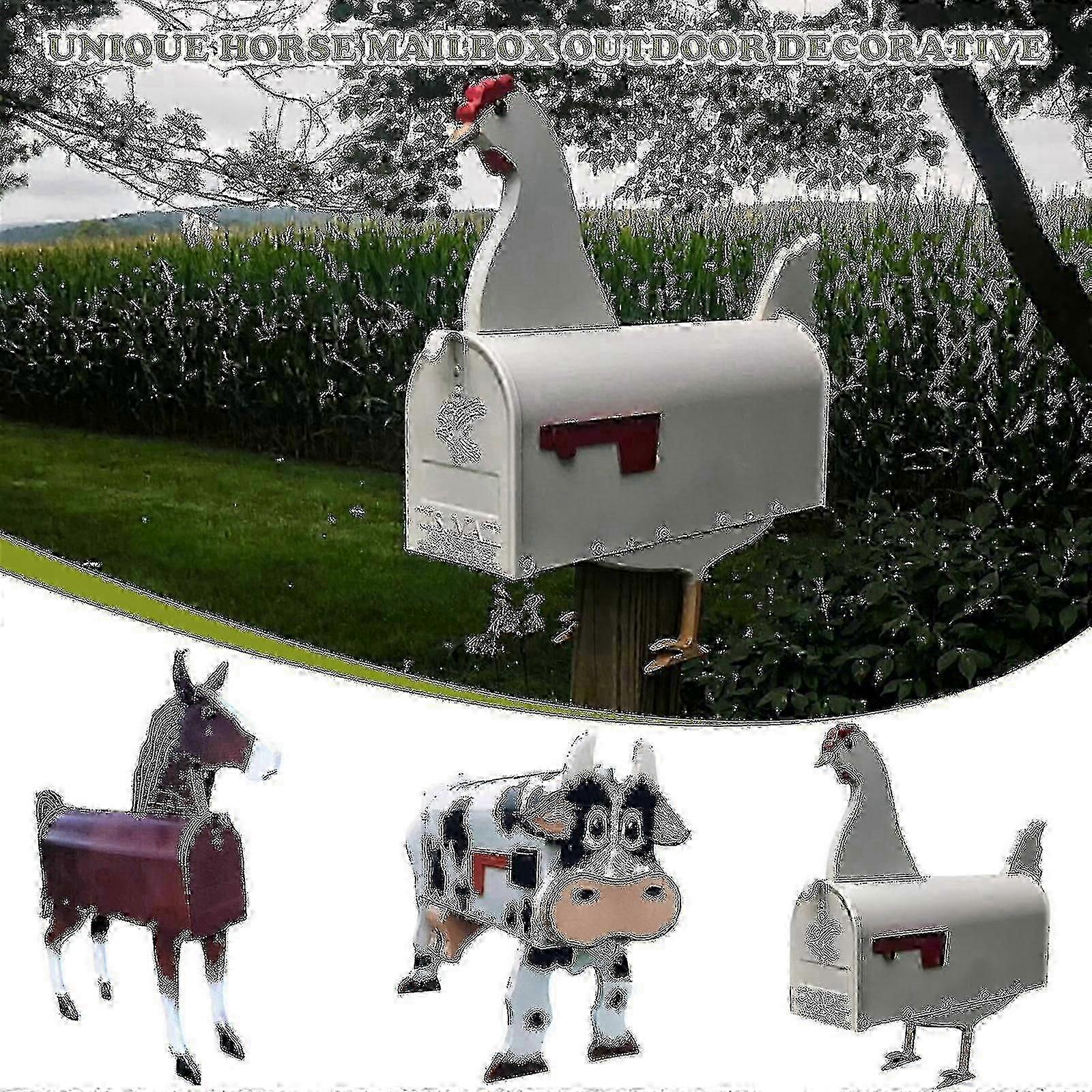 صندوق بريد المعدنية صناديق بريد المزرعة لديكور الحديقة وخارجه