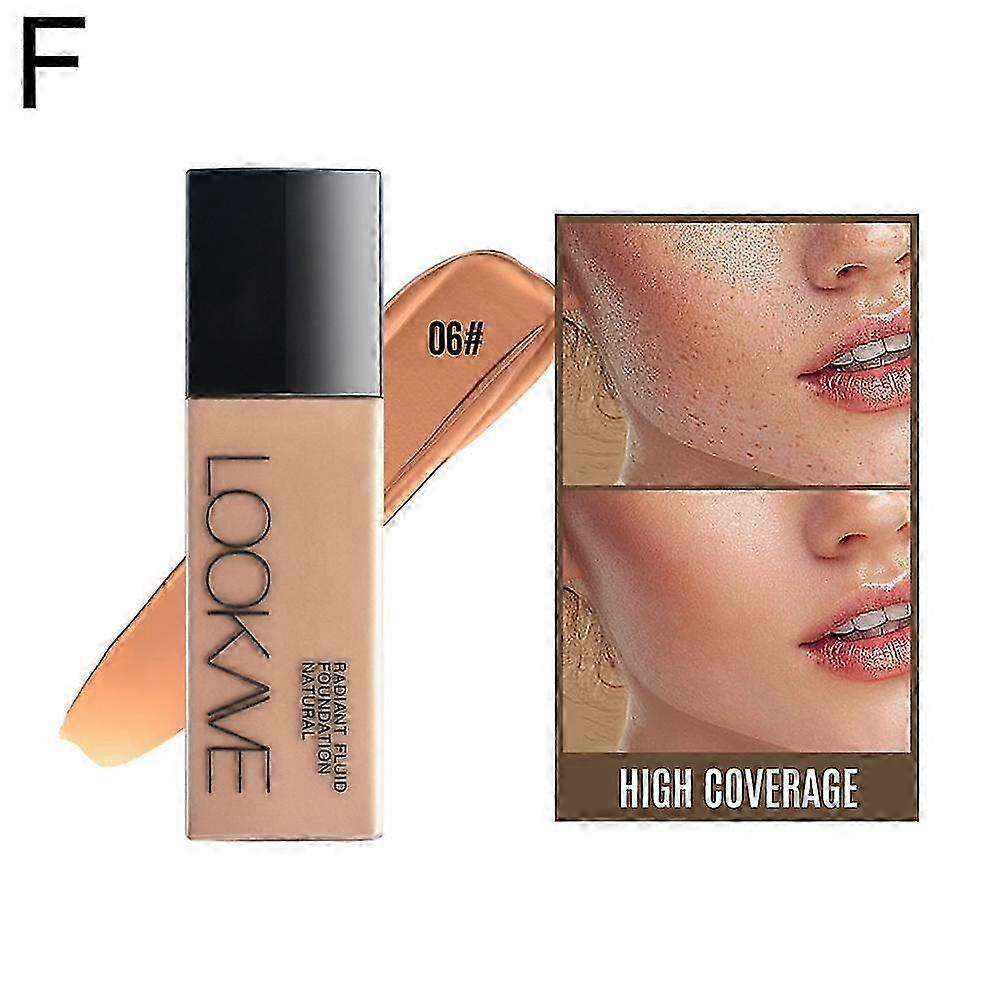 2025 Matte Liquid Foundation Waterproof Moisturizing Brightening Full Coverage