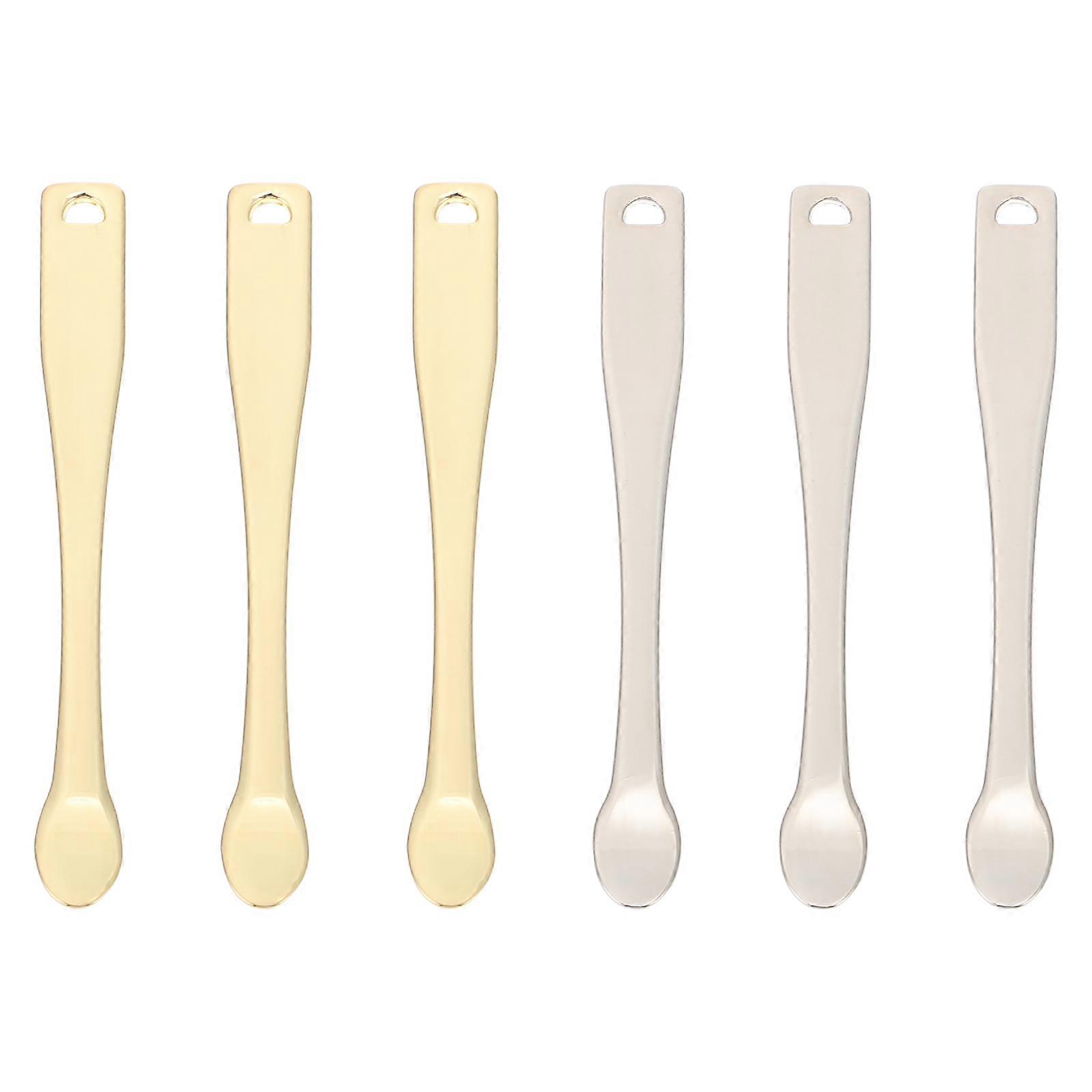 Metal Face Cream Spoons Tools for Cosmetic Use 12Pcs Package