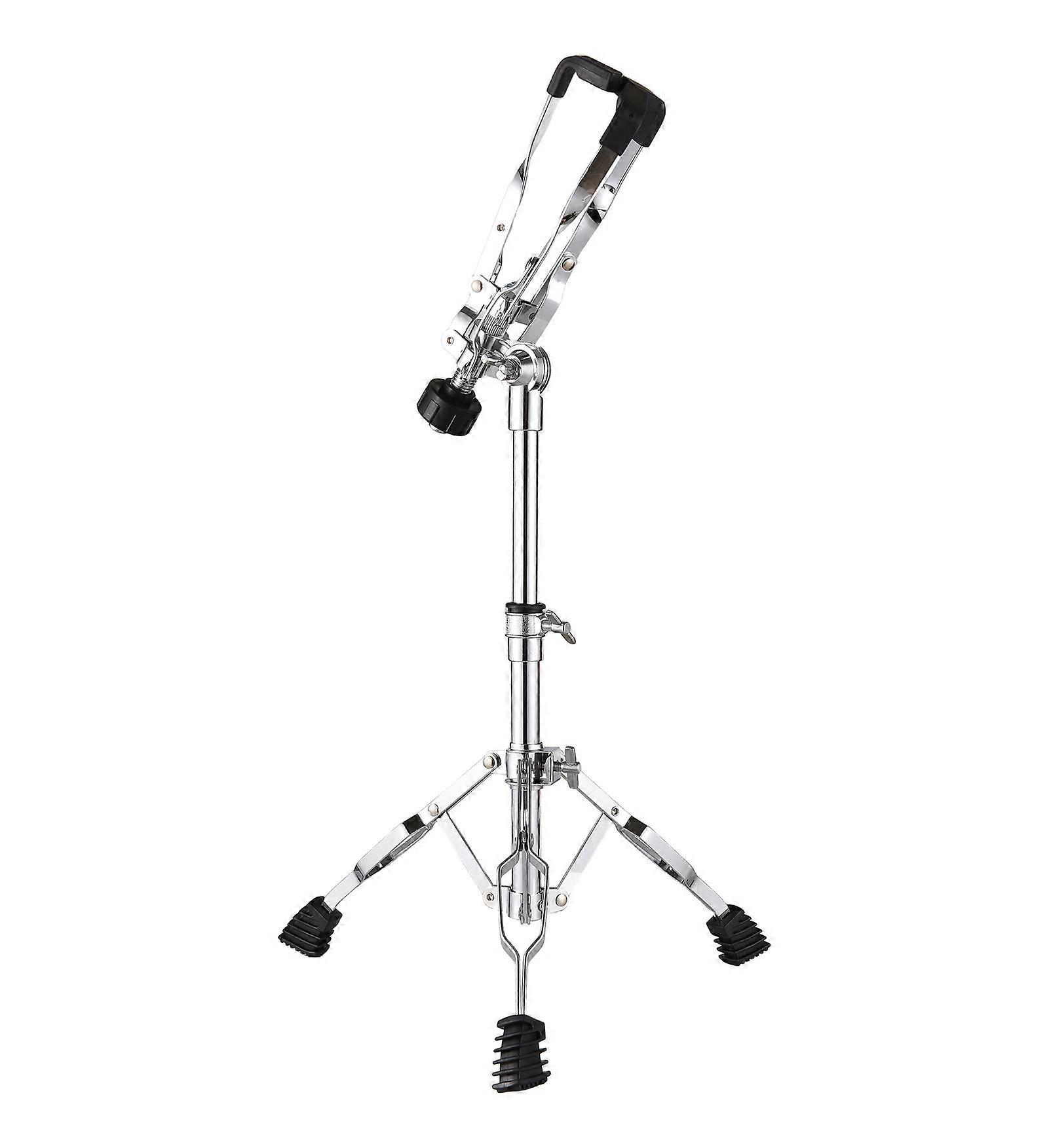 Foldable Snare Drum Stand Adjustable 42-67cm Silver 12-14 Inch