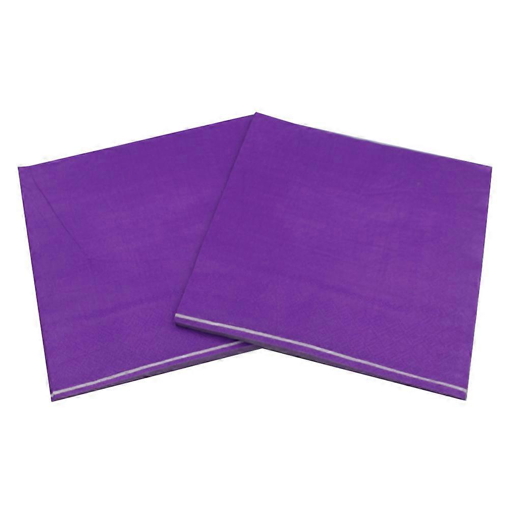 Creative Paper Napkins Solid Color Napkins for 12Packs Party Use