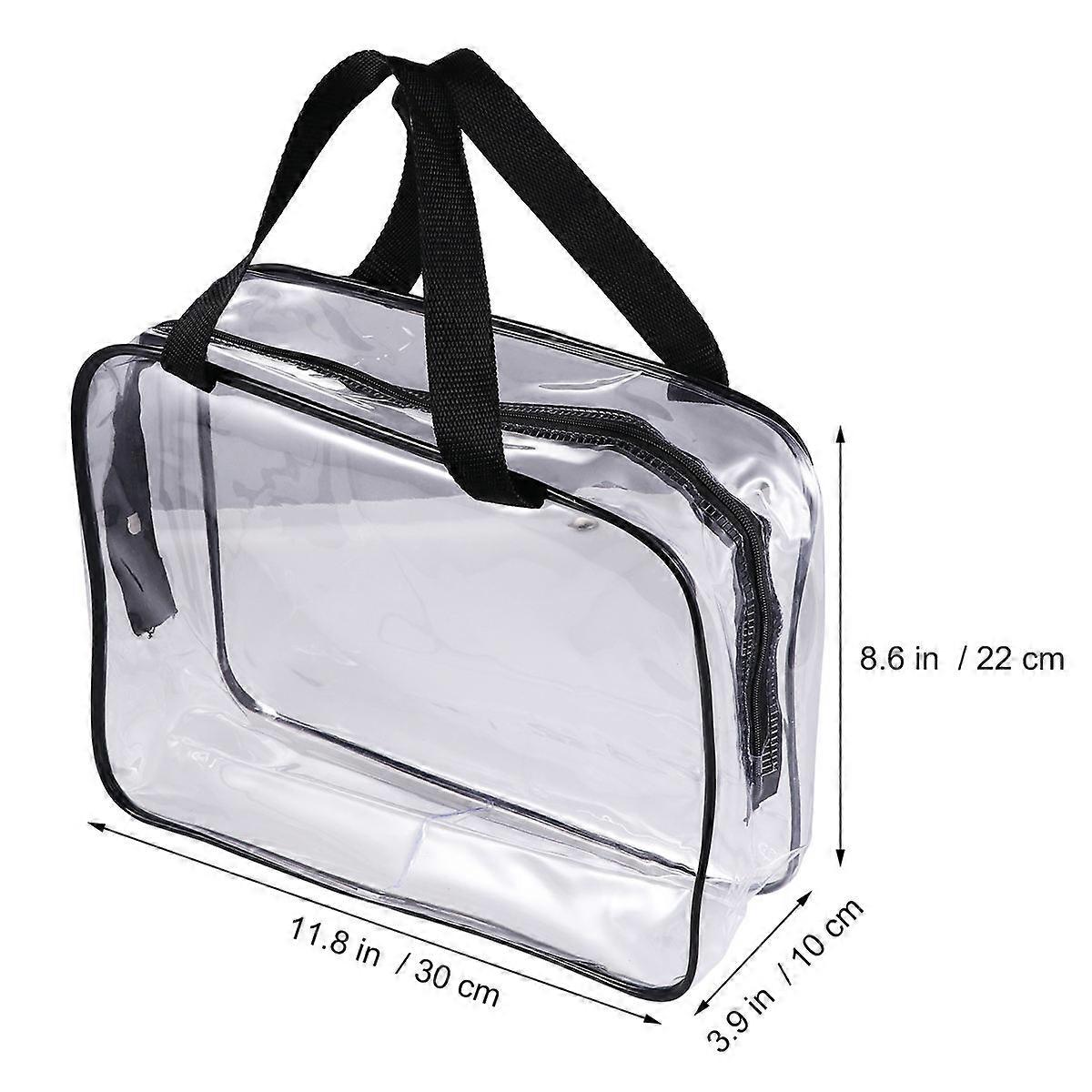 Small Waterproof Bag Makeup Bags Rectangular Shape Large Capacity for Camping 3Pcs