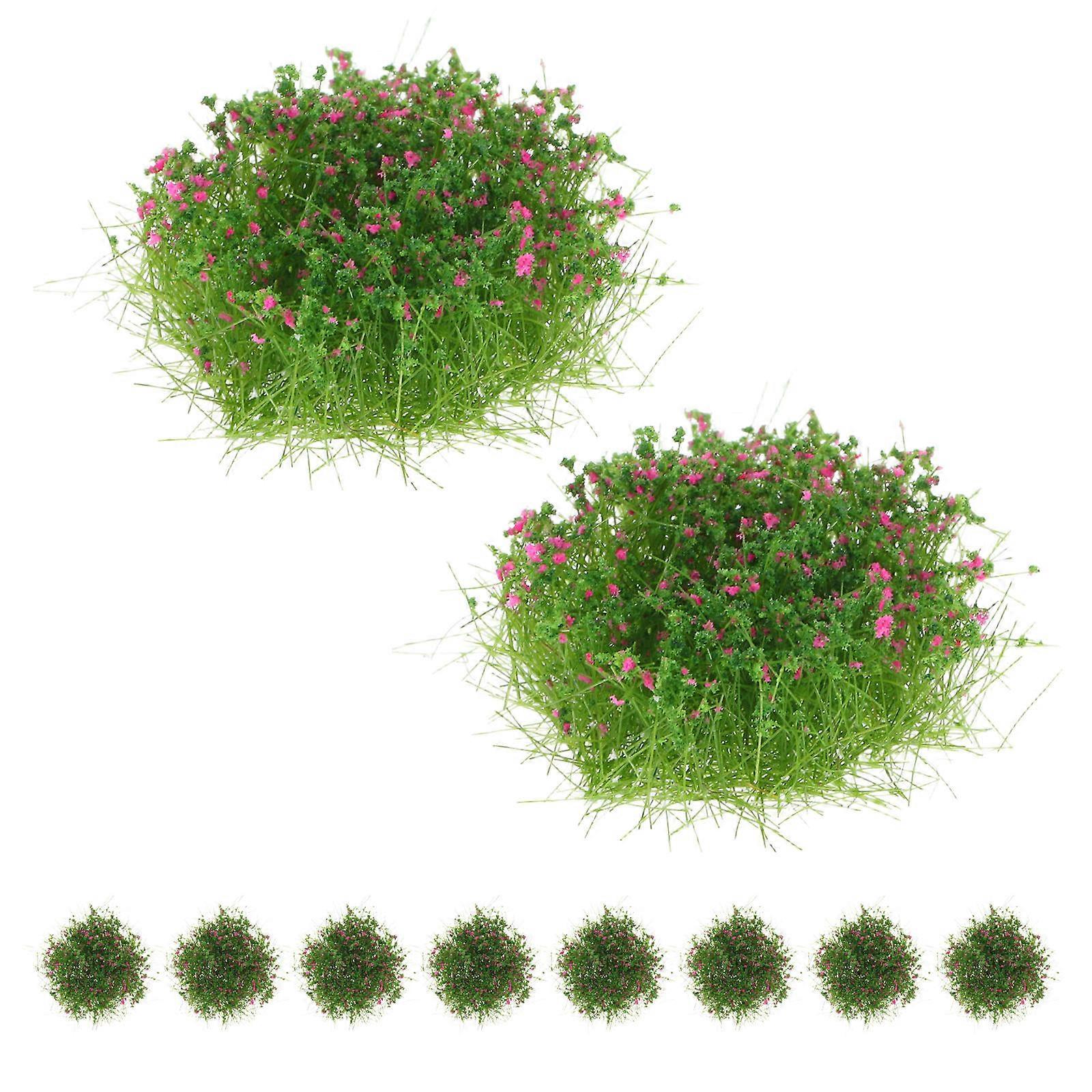 Artificial Grass Clusters Greenery Tufts for Miniature Landscape 40Pcs