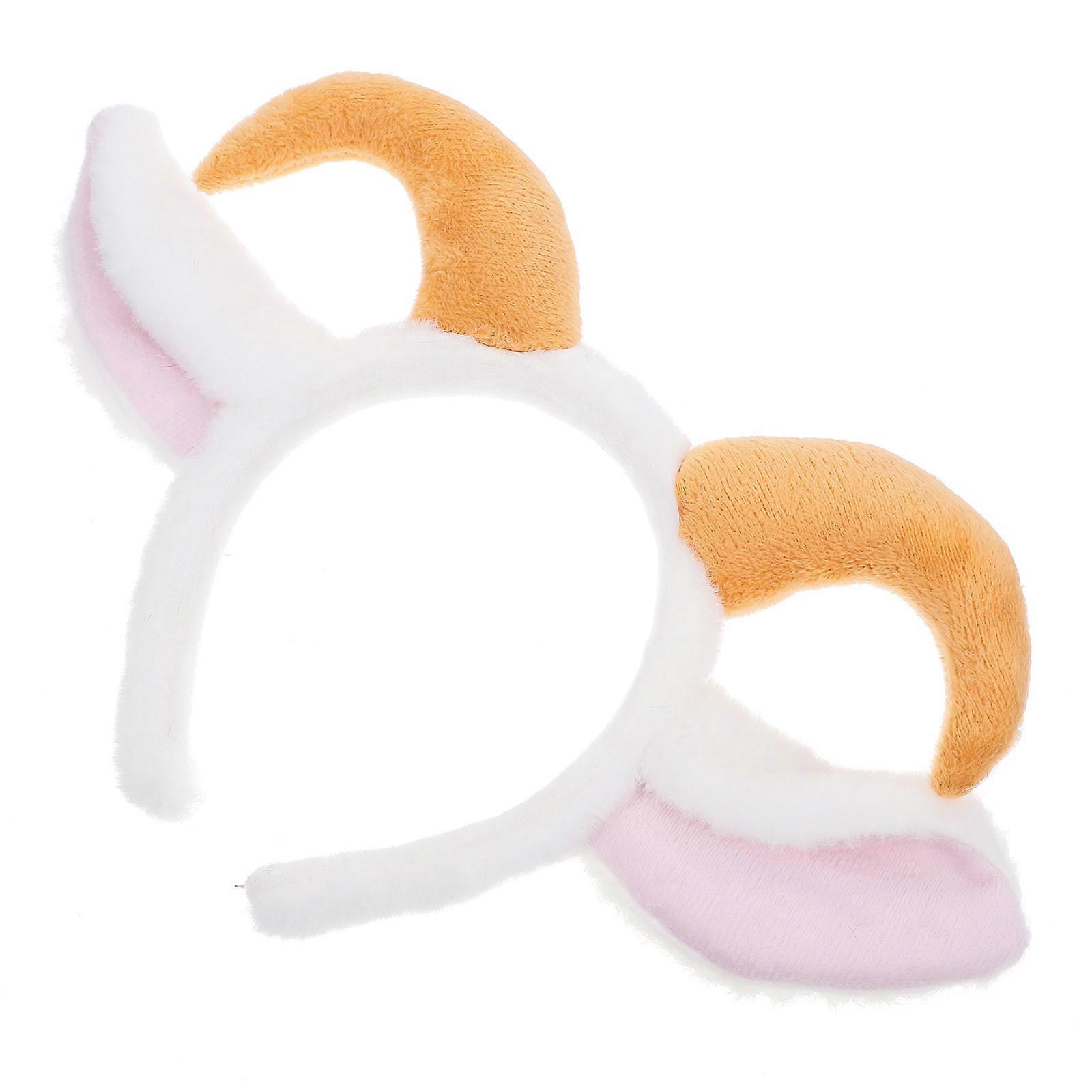 Sheep Ears Headband Themed Event Accessory For Kids And Featuring Lightweight Comfort And Versatile Styling, 3Pcs