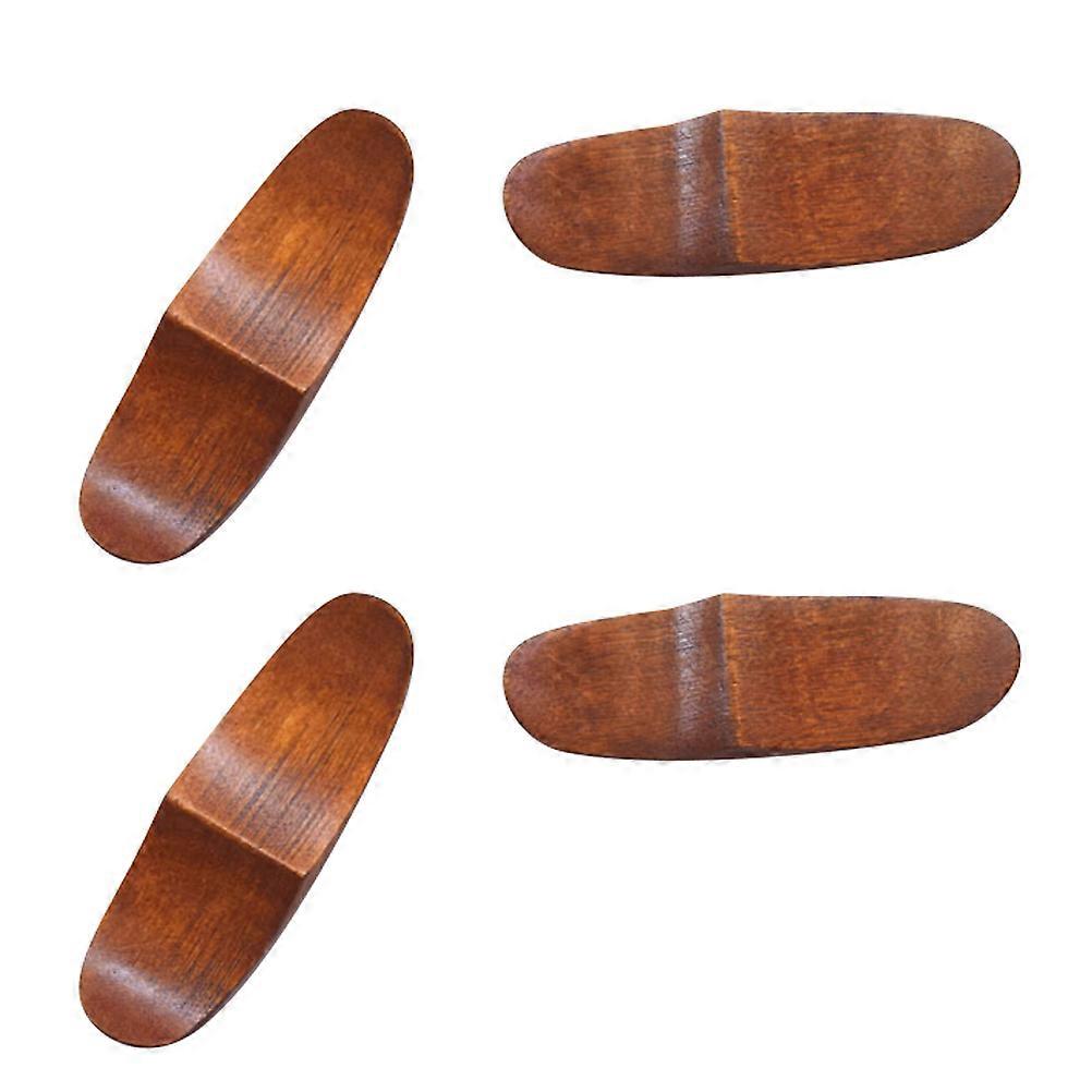 Wooden Chopsticks Rack for Tableware Rest 12Pcs Brown Household Holder