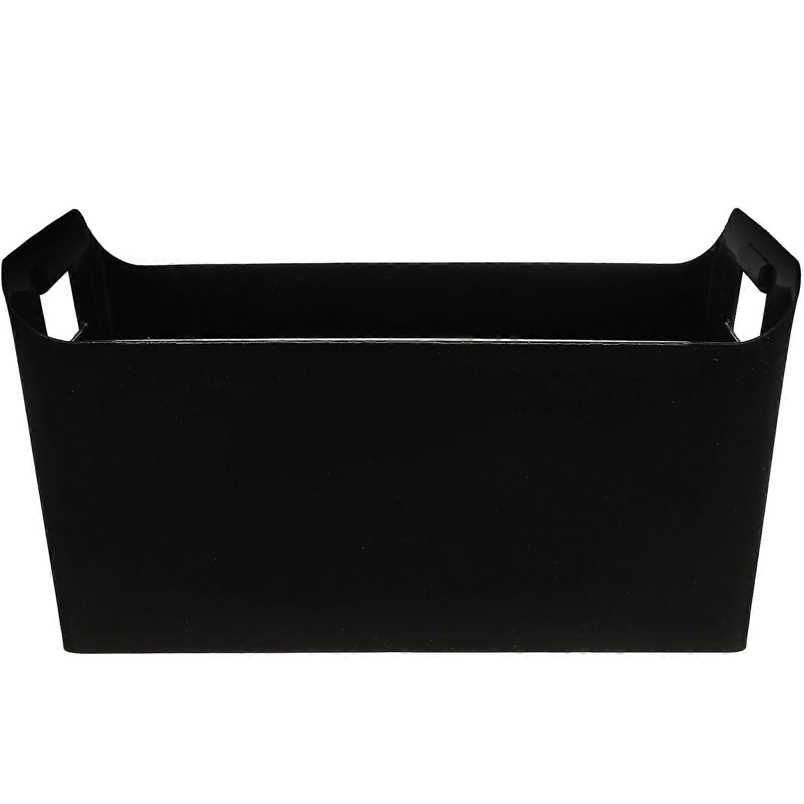 Portable Ice Bucket Plastic Container For Outdoor Activities Picnics Black Storage 1Set