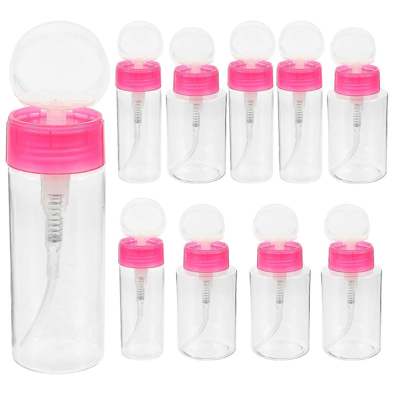 Refillable Empty Pump Bottles Nail Polish Remover for Storage Use 30Pcs