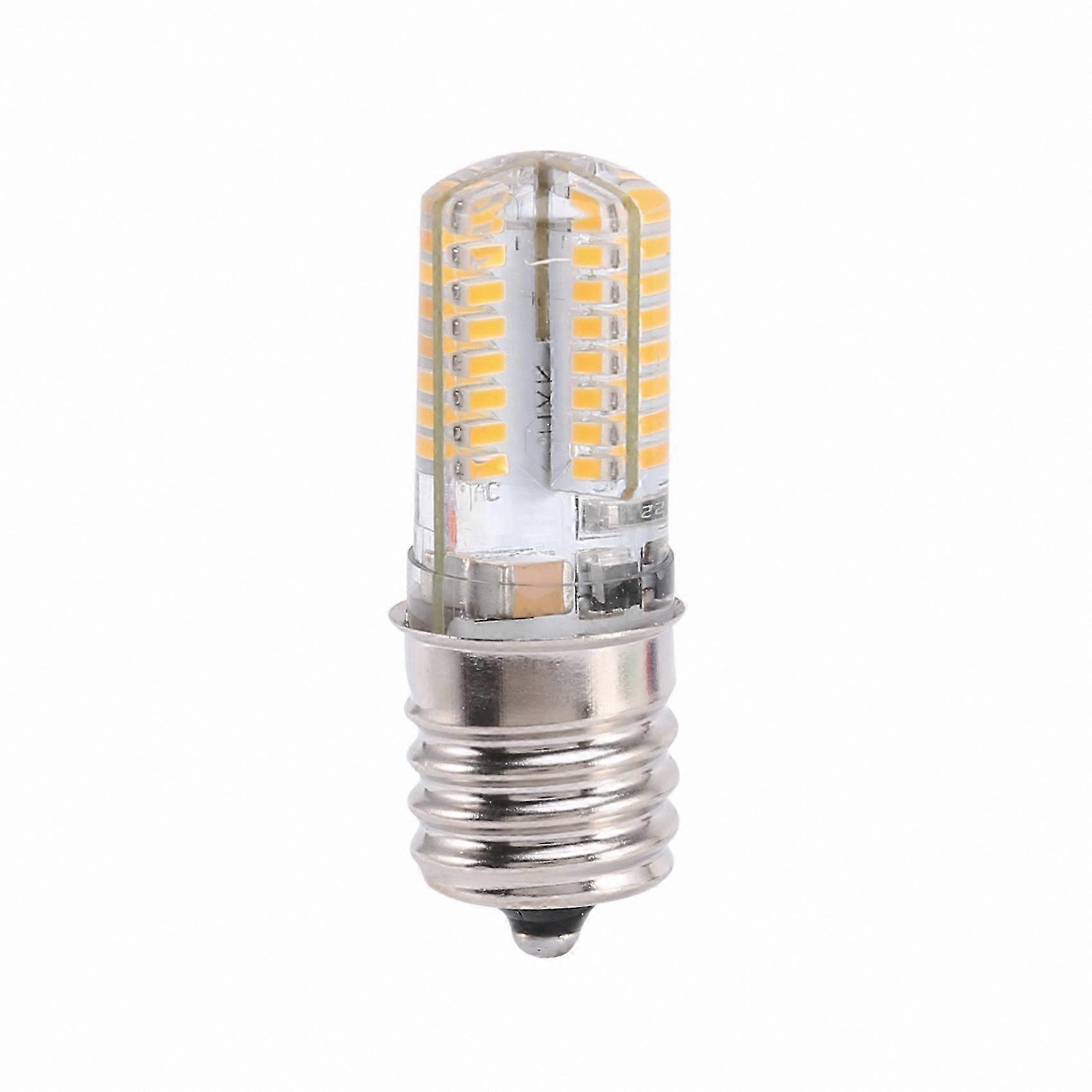 Warm White 5W LED Bulb with E17 Base, 64 SMD 3014 Chips, AC 110V-220V, Energy Efficient Lighting Solution
