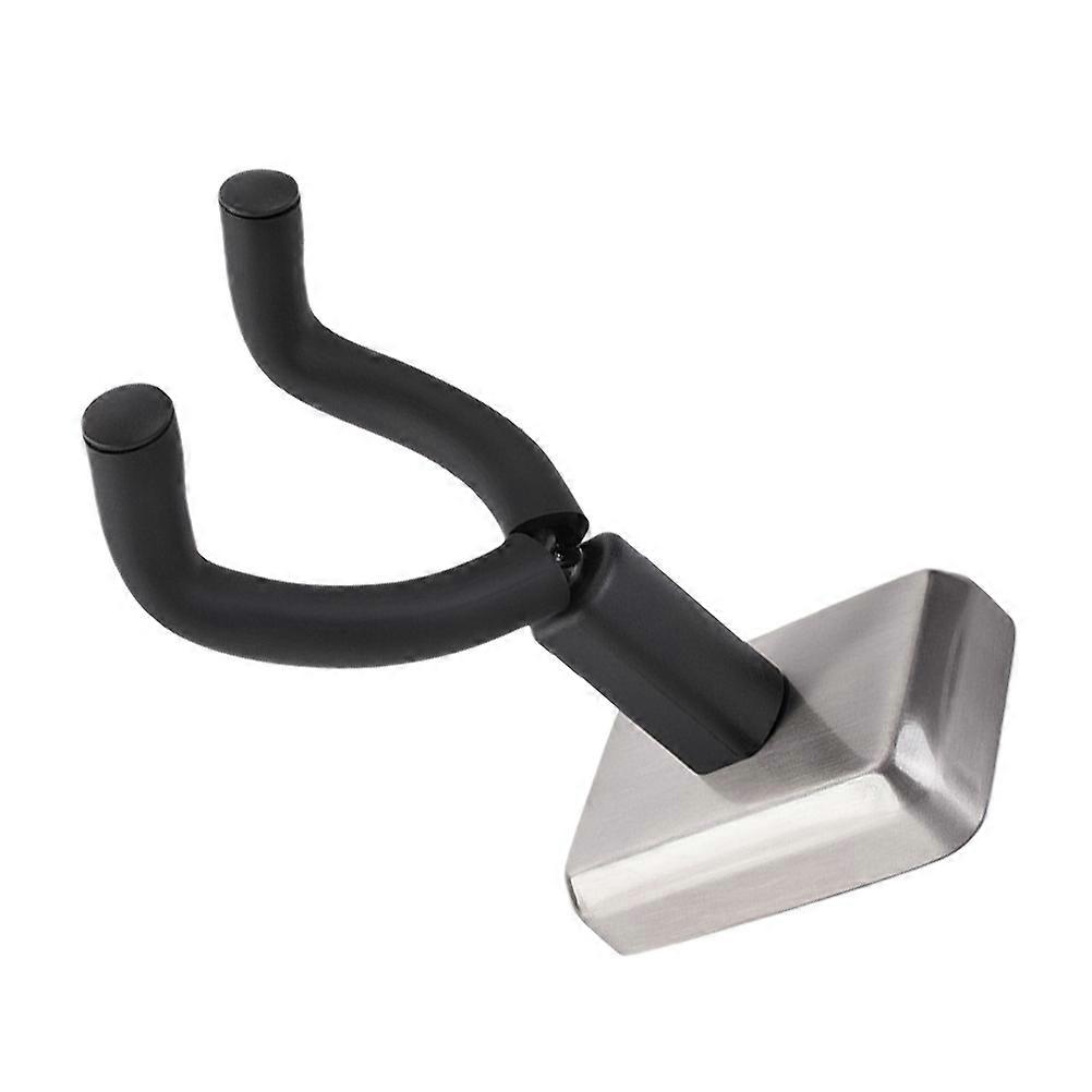 Rectangular Ukulele Hanger Wall Mount Black 15X8X7.5CM For Musical Instruments 1Set