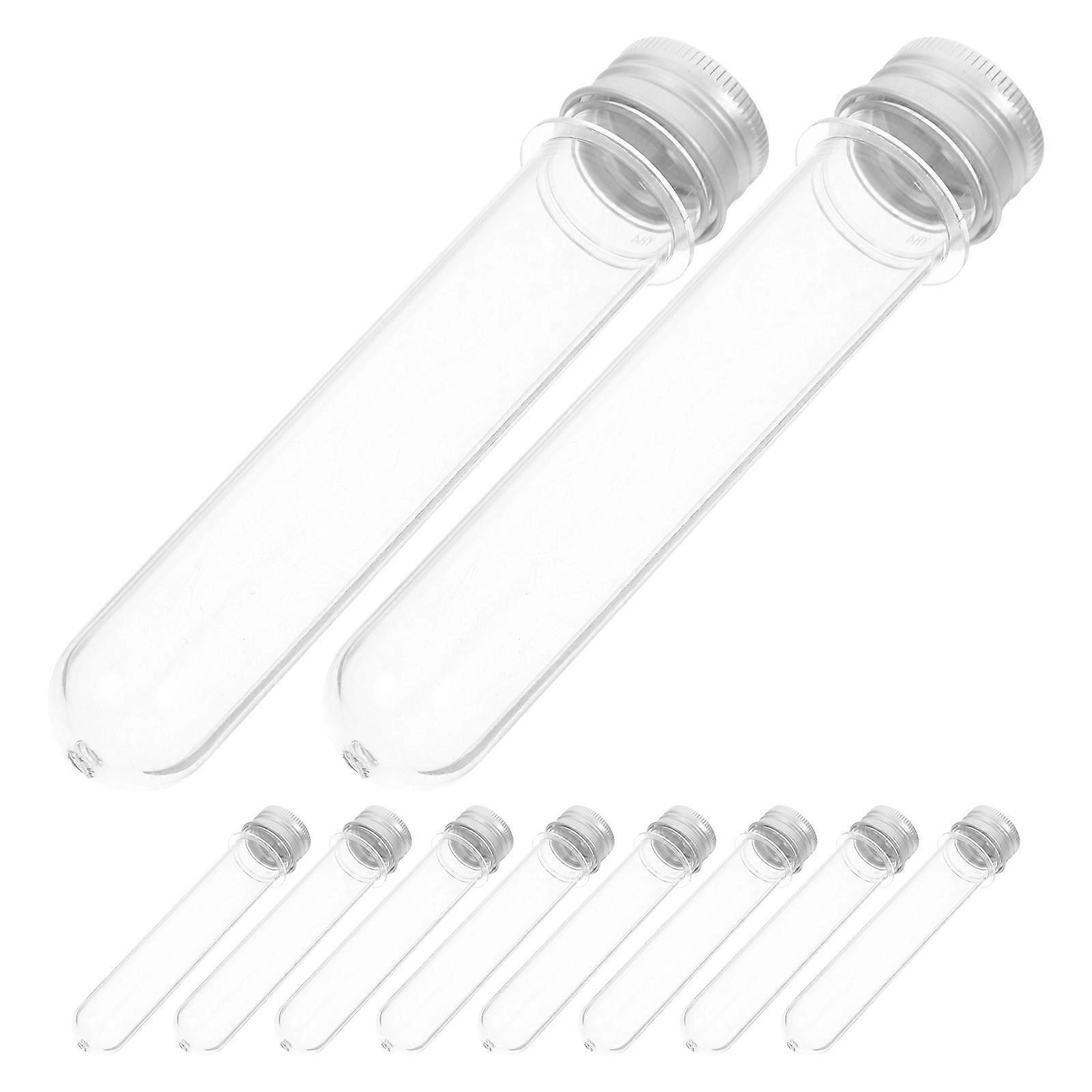 Transparent Plastic Test Tubes for Storage 80Pcs Face Mask and Candy Use