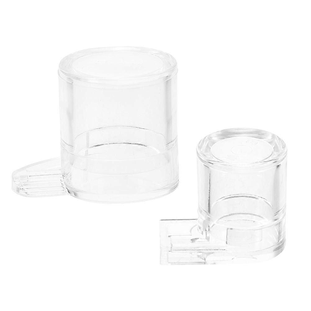 Ant Water Feeder Acrylic Feeding Bowl for Beehive 4Pcs Transparent Design