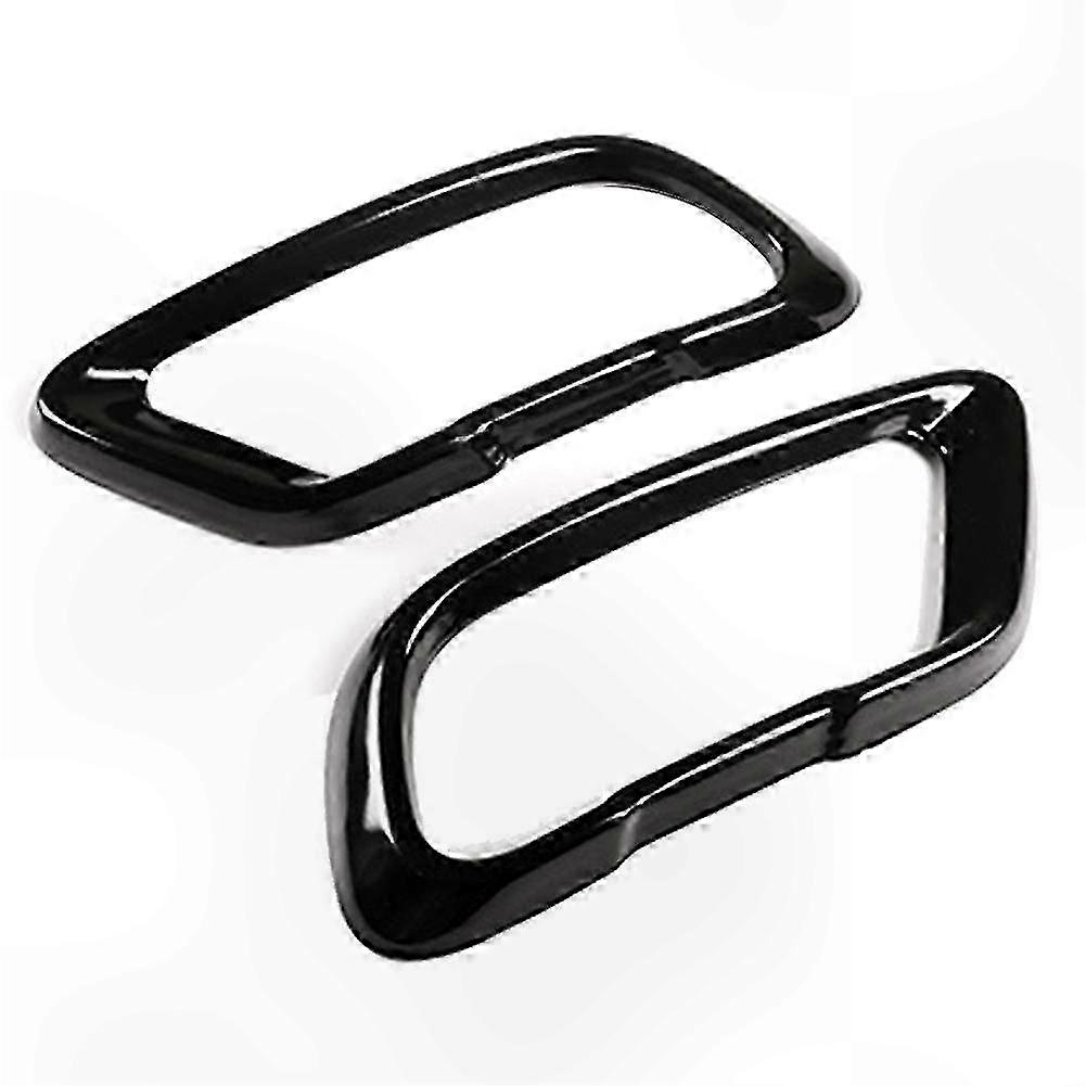 Black Exhaust Pipe Cover Trim for X5 X6 X7 G05 G06 G07 2019-2021款车型装饰框架