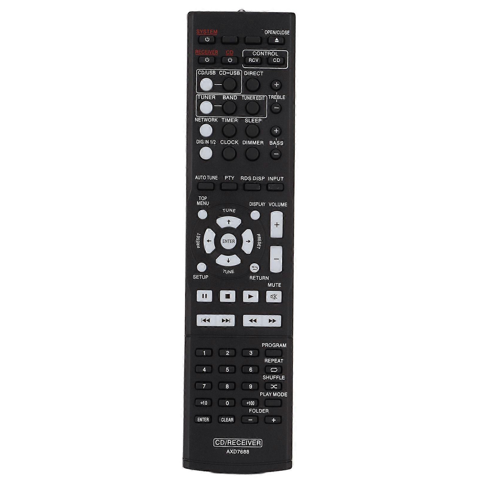 AXD7688 Remote Control AV System Replacement Remote Control Suitable for Pioneer XCP01K XCP01 DAB