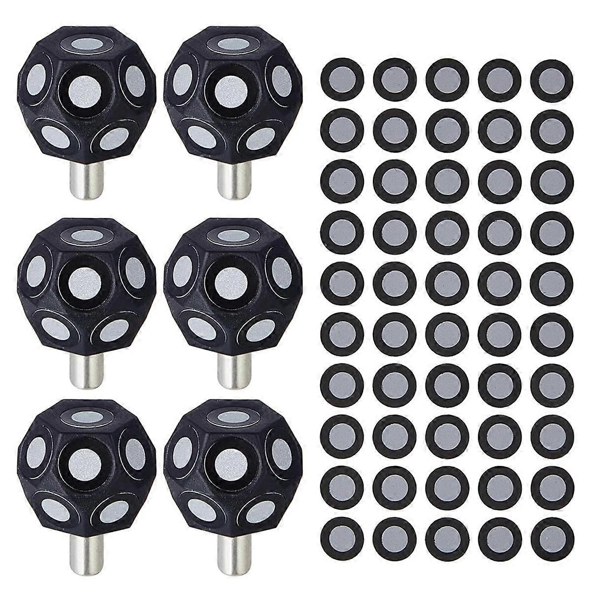 6 Pcs Multi-Angle Marker Set 100 Point 3D Scanner Markers Dot Stickers Scanning -Scanner Turntable