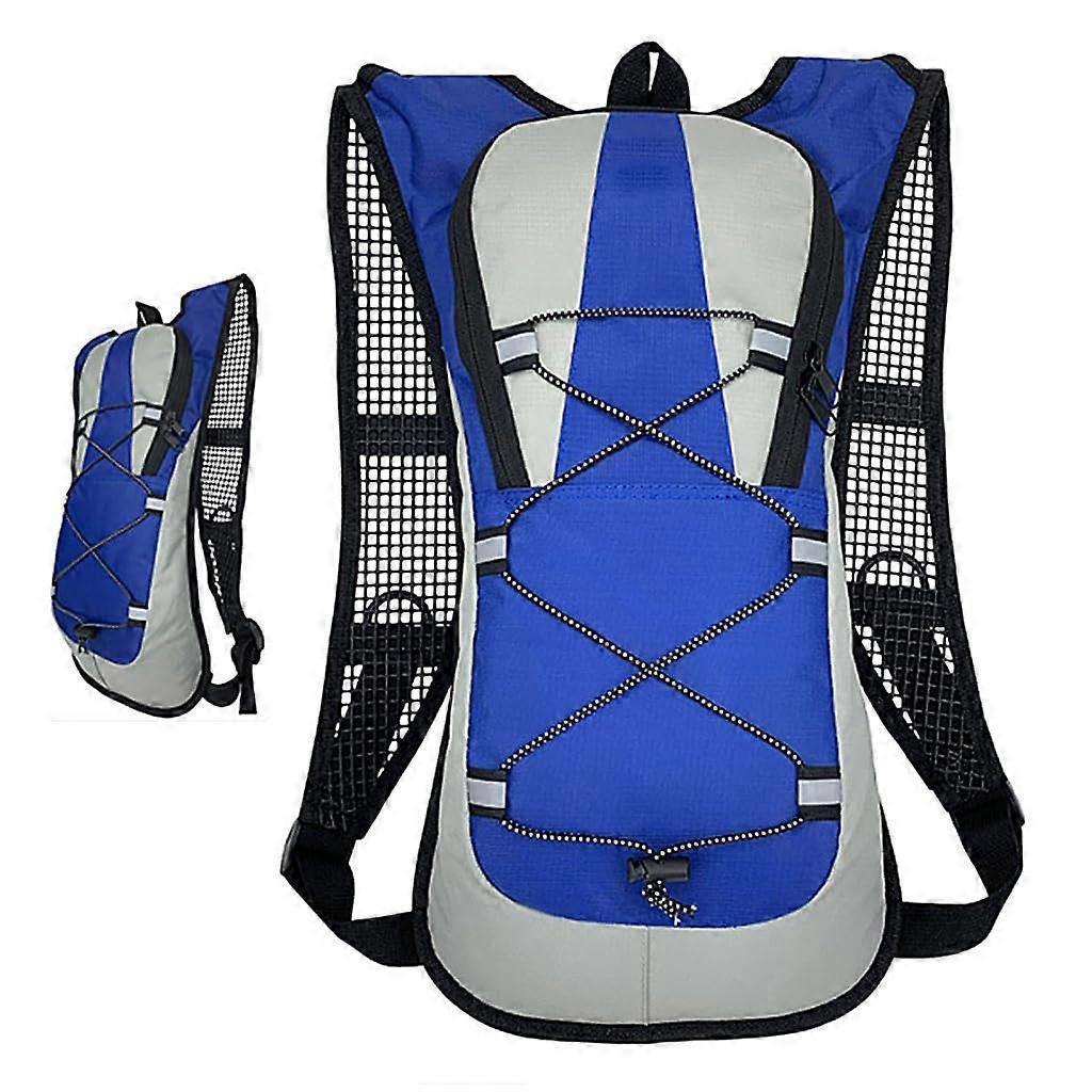 Running Rucksacks Hydration Water Bladder Backpack For Walking And Climbing Blue