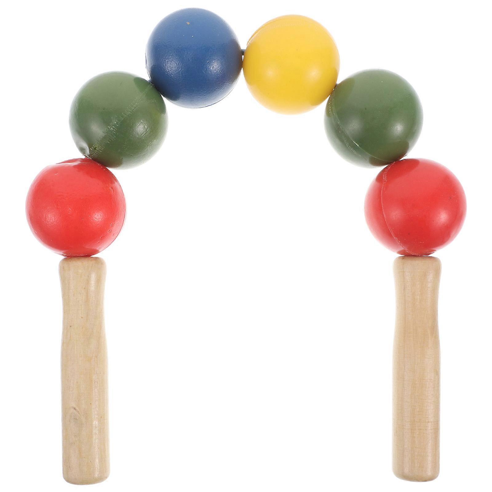 Multicolored Ball Puller Plaything for Children Arm Exercise 2Pcs