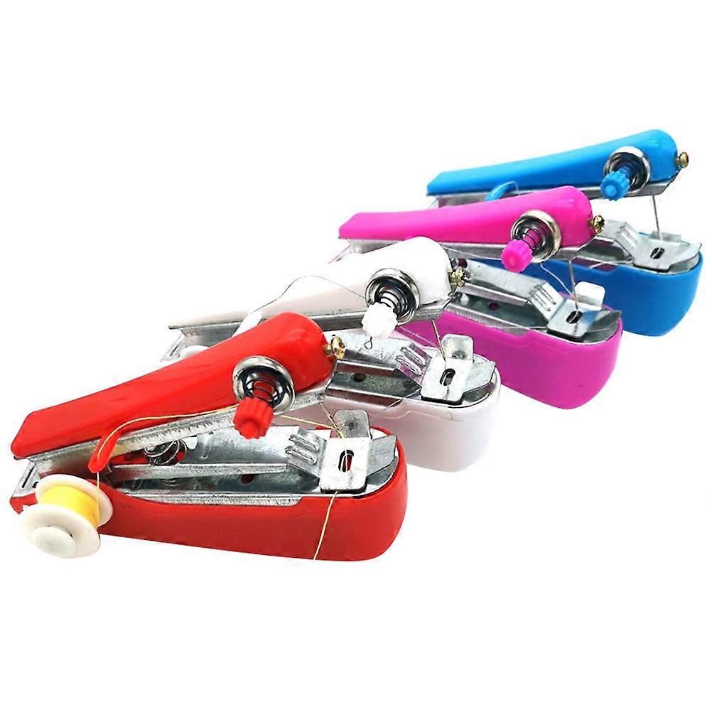 Machine à coudre manuelle, mini-machine à coudre portative pour le ménage, 16 pièces
