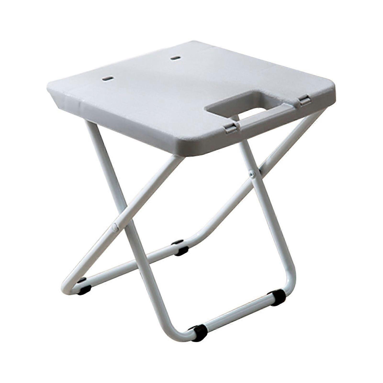 Huayishang Folding Bench Plastic Folding Chair Gray