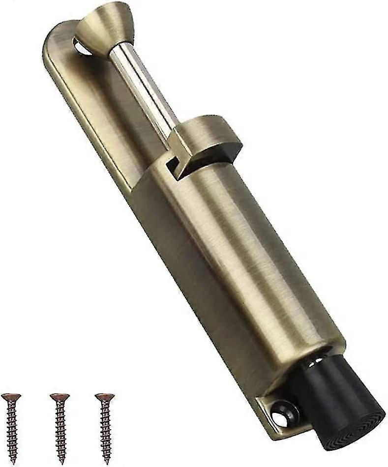 ドアストップ, ゴム製ドアストッパー, ドアホルダーサポート, 亜鉛合金製ドアストッパー, ヘビーデューティスプリング式ドアストッパー, フット操作付き, ネジ式,