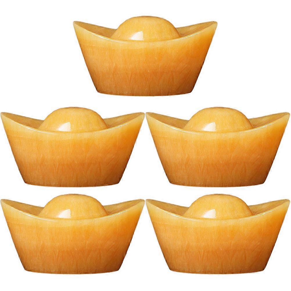 Ingot Ornaments for Showcase Decoration 25Pcs Set