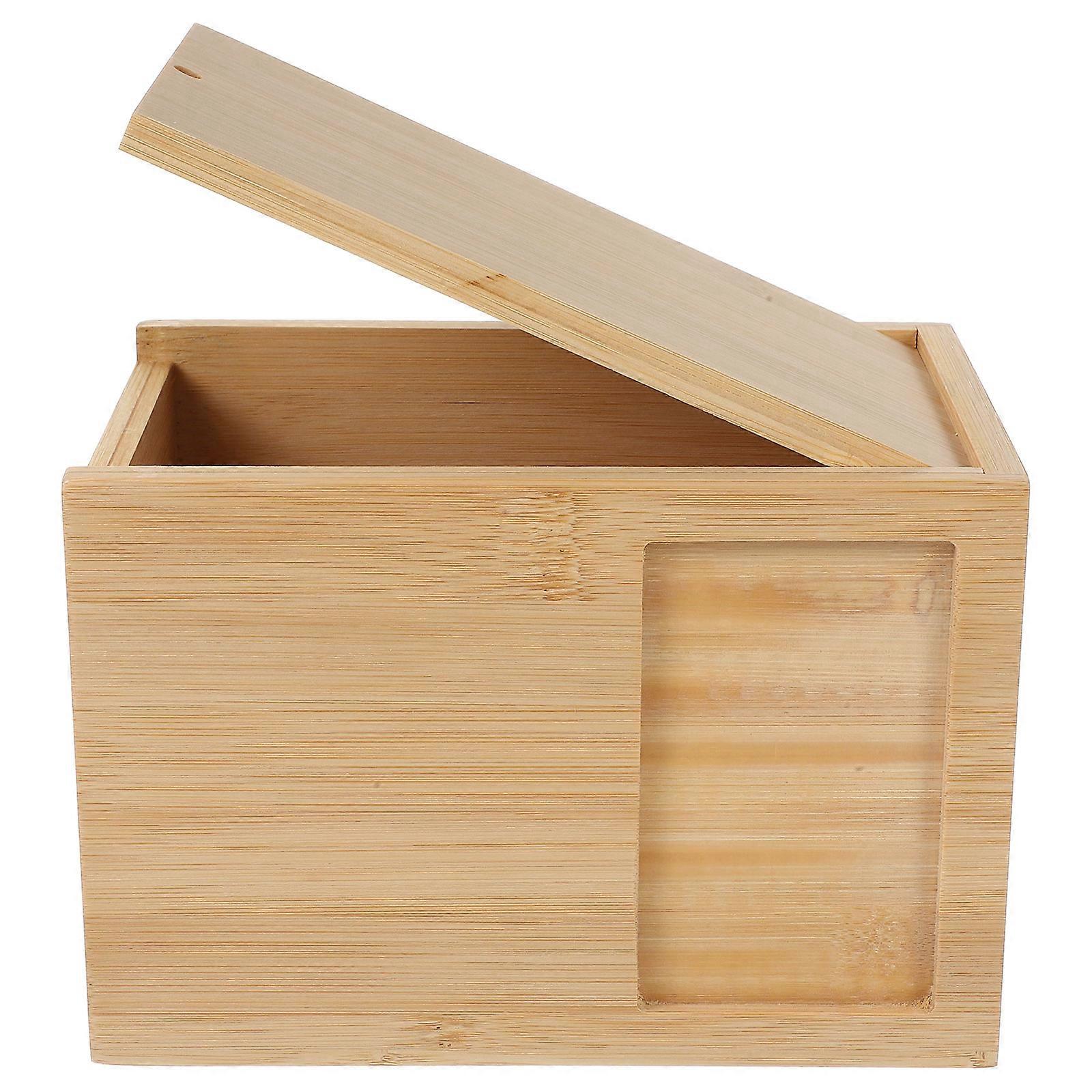 Pet Urn Bamboo Memorial Urn for Holding Ashes with Display Frame