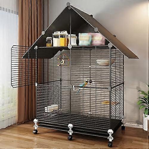 Bird Cage for Finch and Conure Medium Indoor Aviary MultiDoor Design Easy Access Cleaning Durable Construction