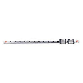 25-26 MGN12C Linear Guide Rail Stainless Steel High Accuracy 4 Point Contact Linear Rail Slide with 2 Sliders for 3D Printer 500mm / 19.69in