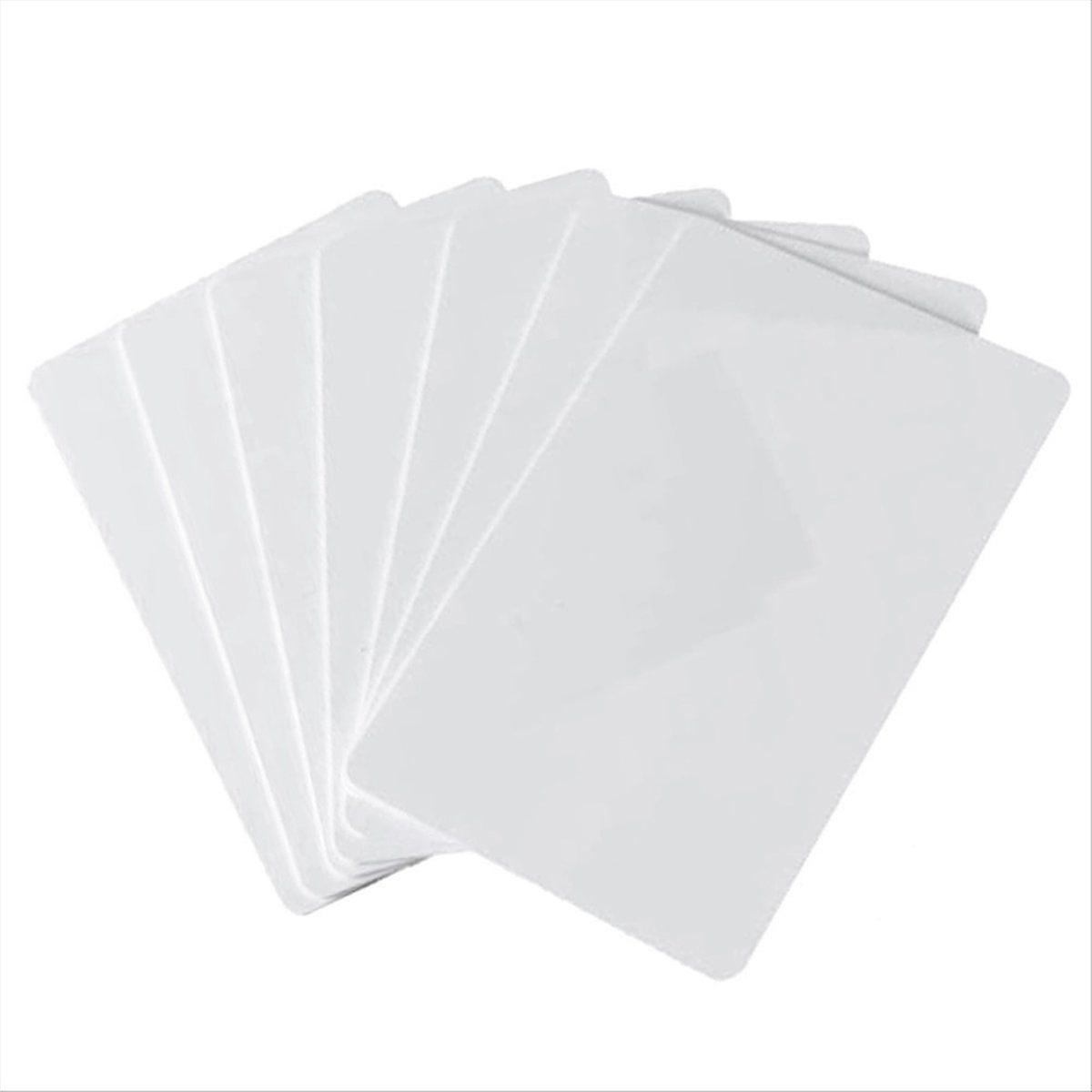 50pcs 13.56MHZ White Card IC Card Contactless IC Card Access Card Attendance Card Proximity Card Compatible S50