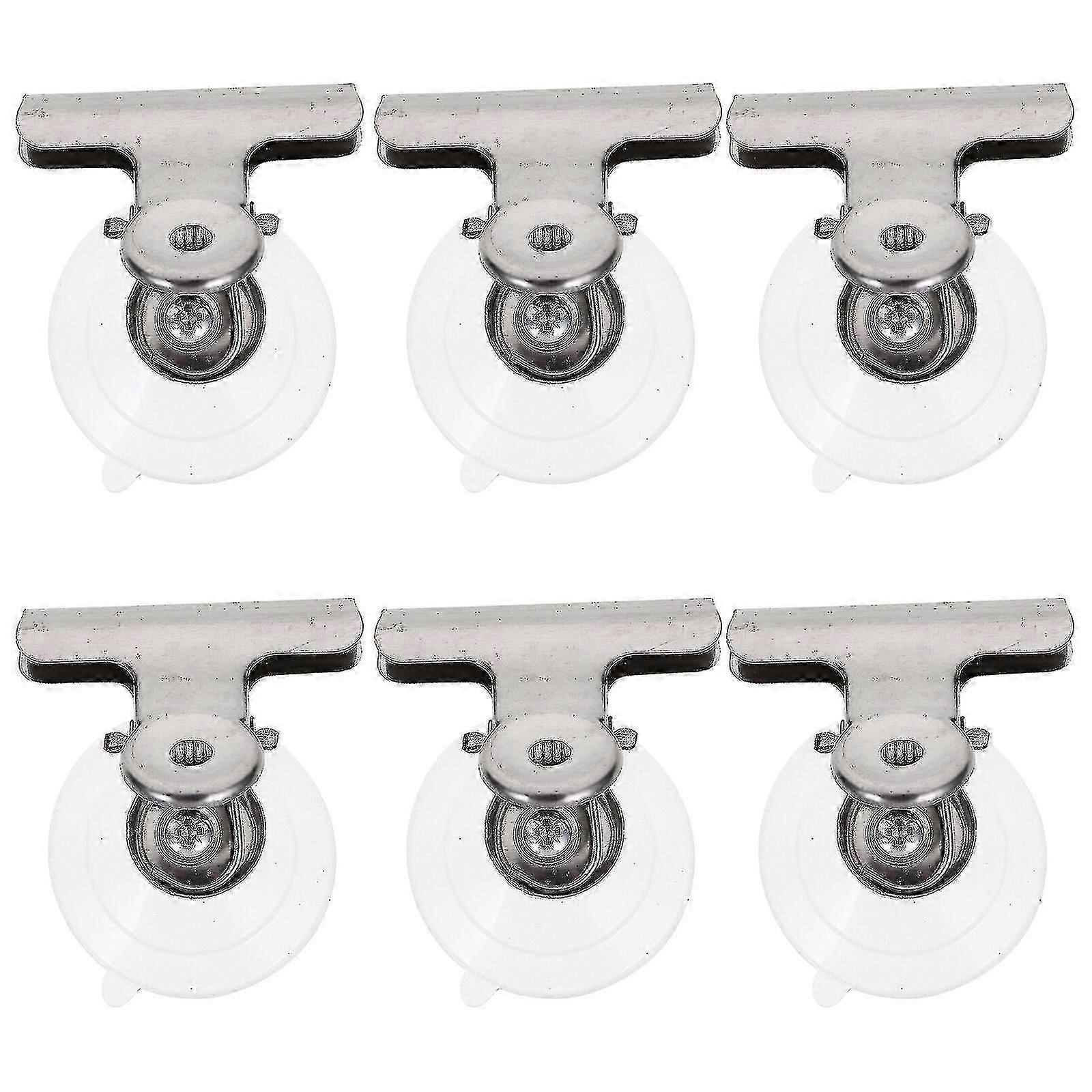 Suction Cup Sign Holders for Windows - 8 Heavy Duty Clamp Set