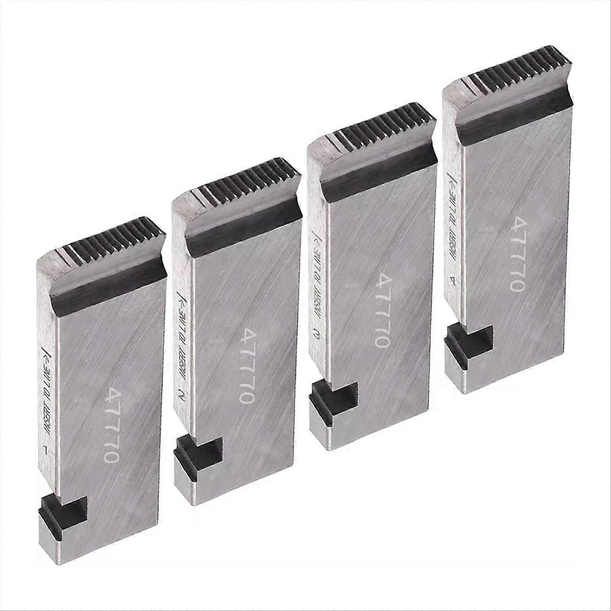 4Pcs Thread Cutting Tool 47770 - 1 In to 2 In Pipes