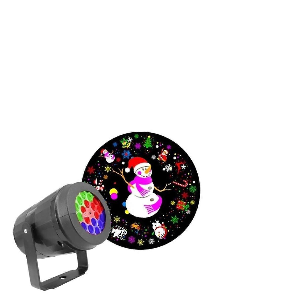 Party Lights LED Christmas Projector With 16 Patterns Rotating Outdoor Waterproof Snowflake Light For Xmas Decor