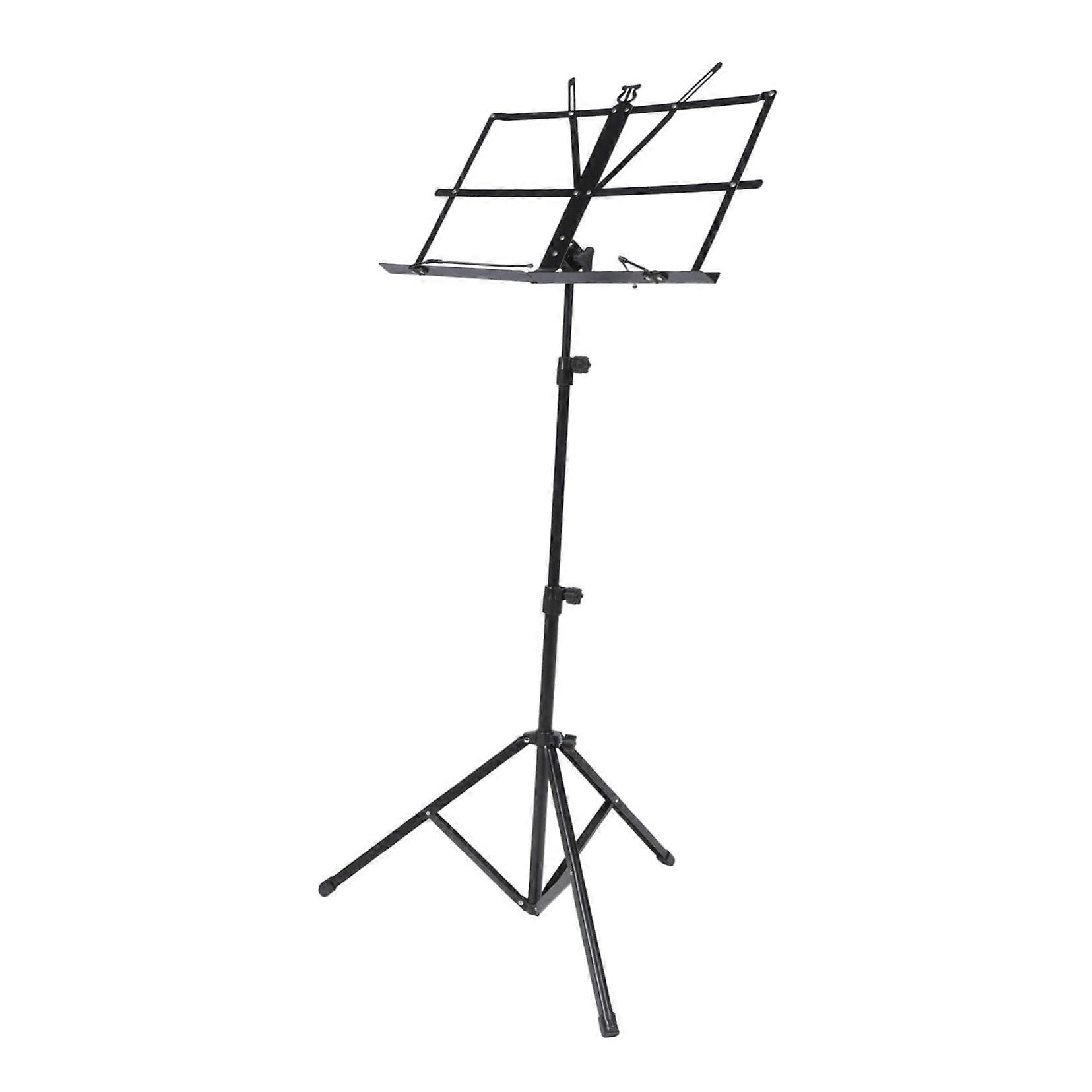 Folding Music Score Stand Reading Rack Portable MultiUse Holder For Books And Instruments Cooking And Reading