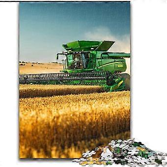 Jigsaw Puzzles for Teenagers Tractor Puzzle,Stress Reliever Difficult Challenge Home Decoration Toys - PT 1385
