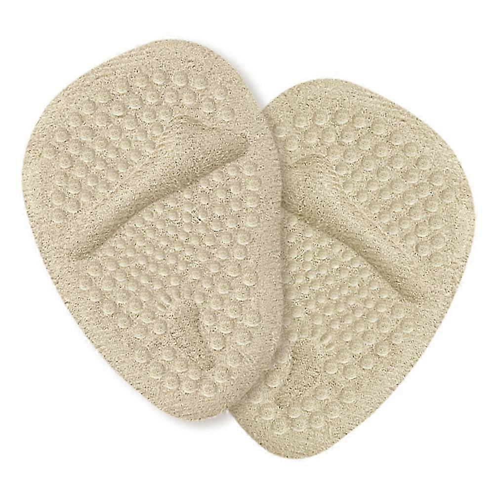 Enhanced Anti-Slip Gel Metatarsal Pads for Pain Relief - 1 Pair, Free Size, Lint Apricot Color
