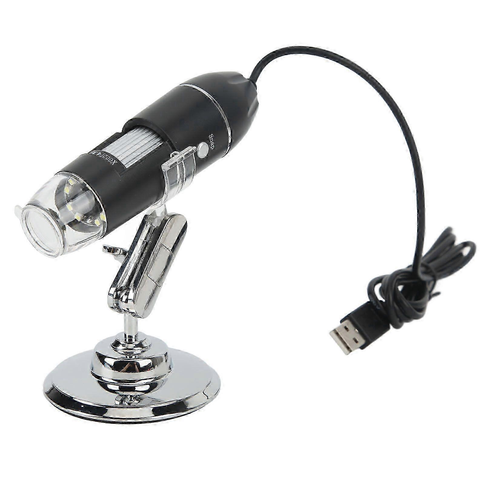 Digital Microscope 1000X USB 640x480 Clear Image Video Camera for Repair Processing