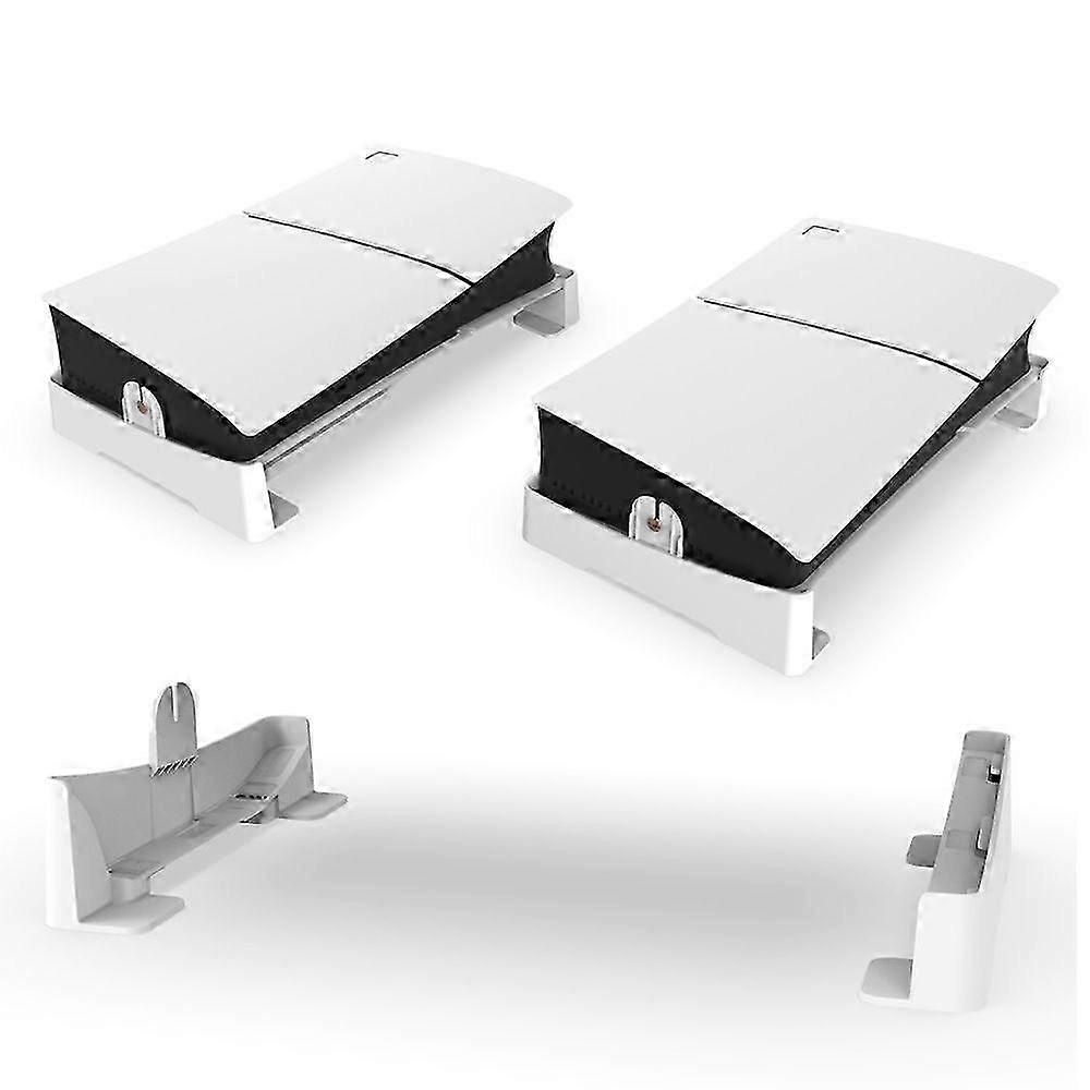 Horizontal Stand for PS5 Pro with Anti-Slip Cooling Base, Space-Saving Dual Mode Base for PS5 Slim & Pro Console Disc & Digital Edition, Stabilized St