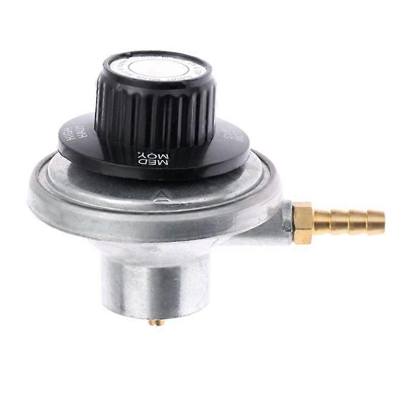 1 Pound Propane Tank Low Pressure Adjustable Gas Regulator with 1/4Inch Barb Hose Connection