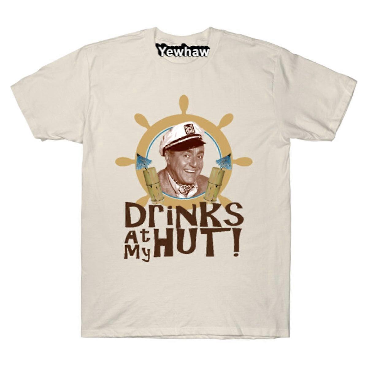 المشروبات في كوختي! تي شيرت تي شيرت جزيرة جيليجانز